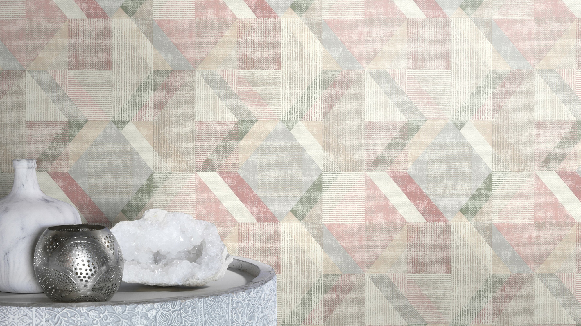 Rasch Vliestapete Color Your Life Dreiecke 311914