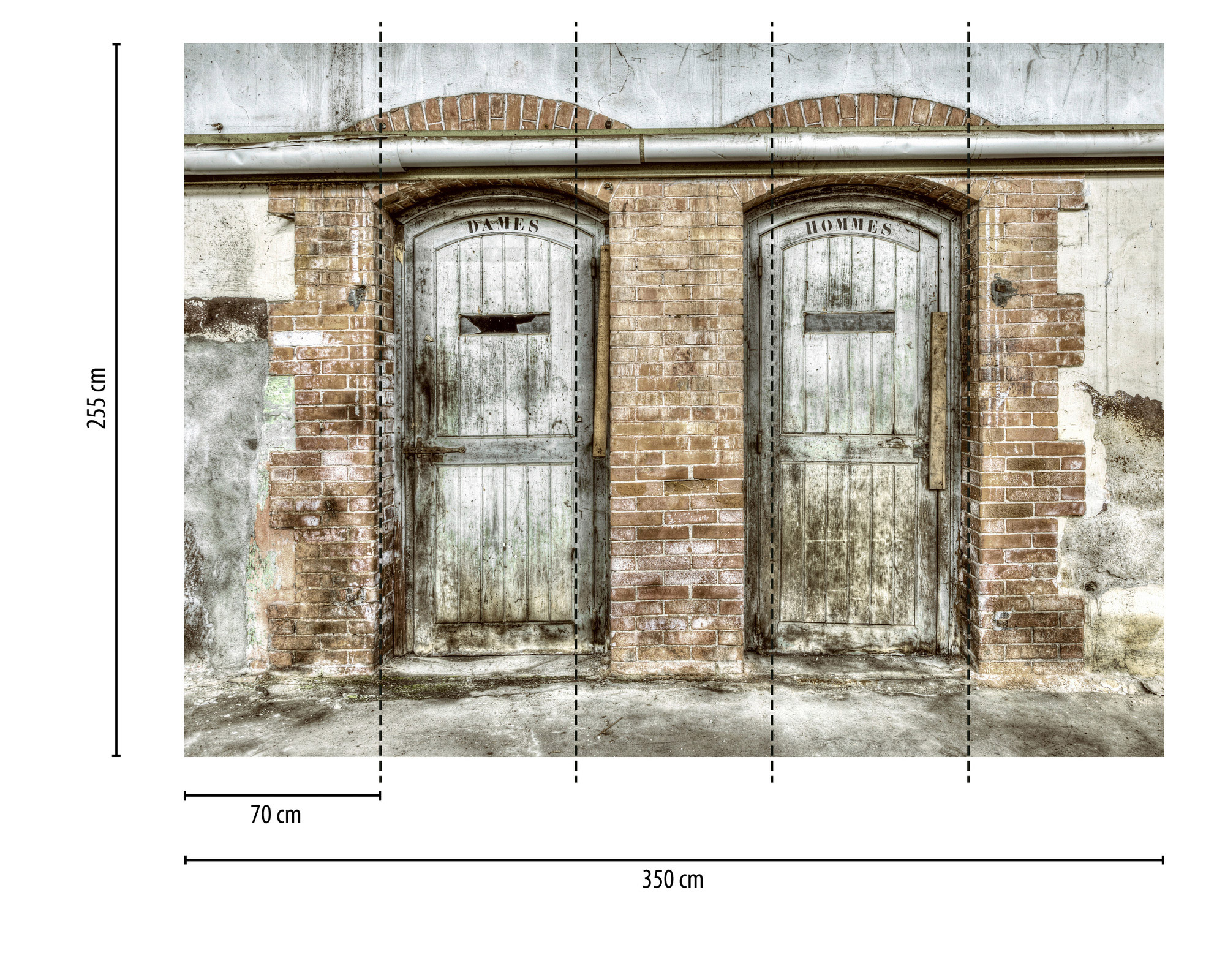 AS Fototapete Designwalls 2 Industrial Gebäude DD123552