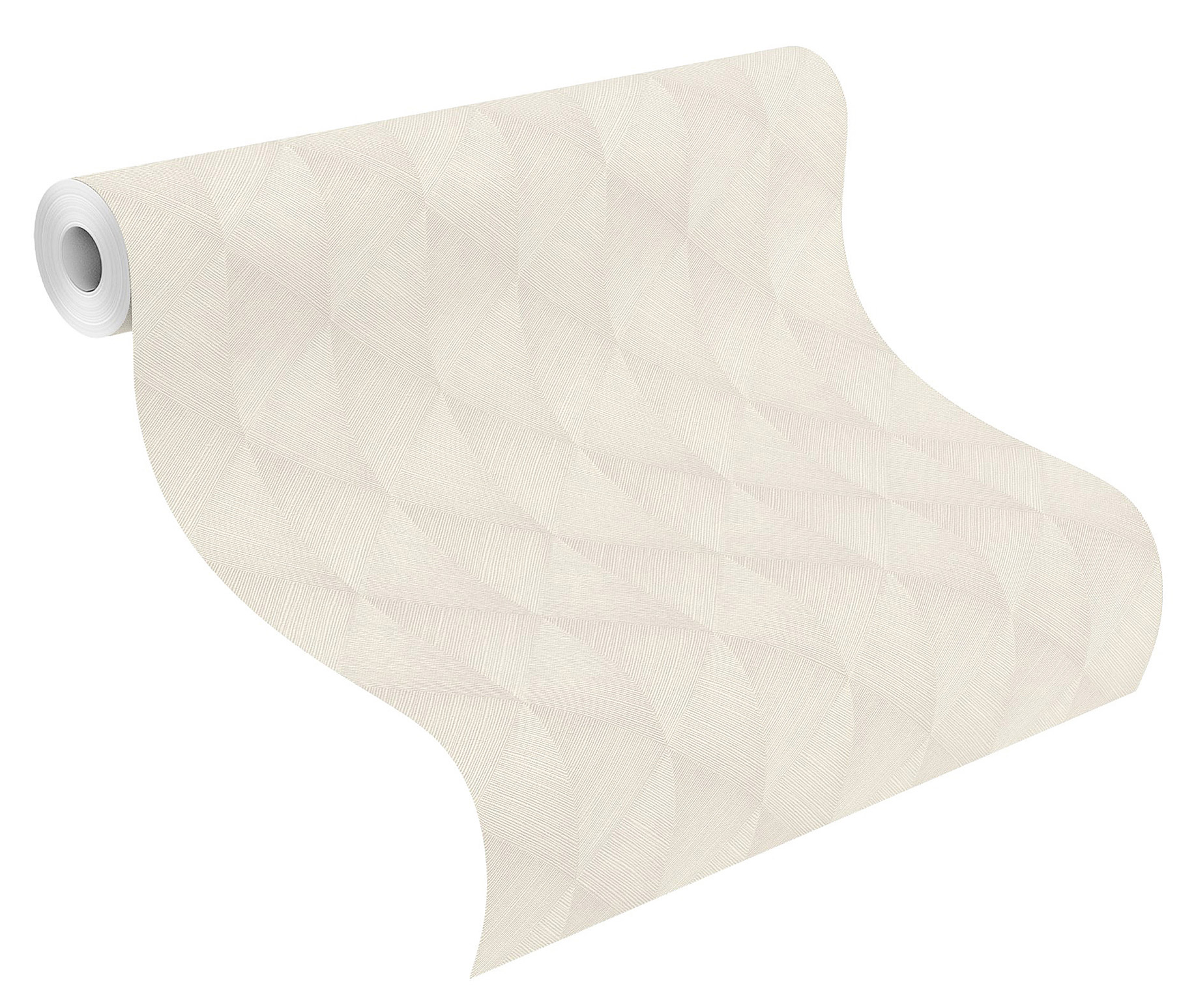 Rasch Vliestapete Tropical House Dreiecke weiss 687910