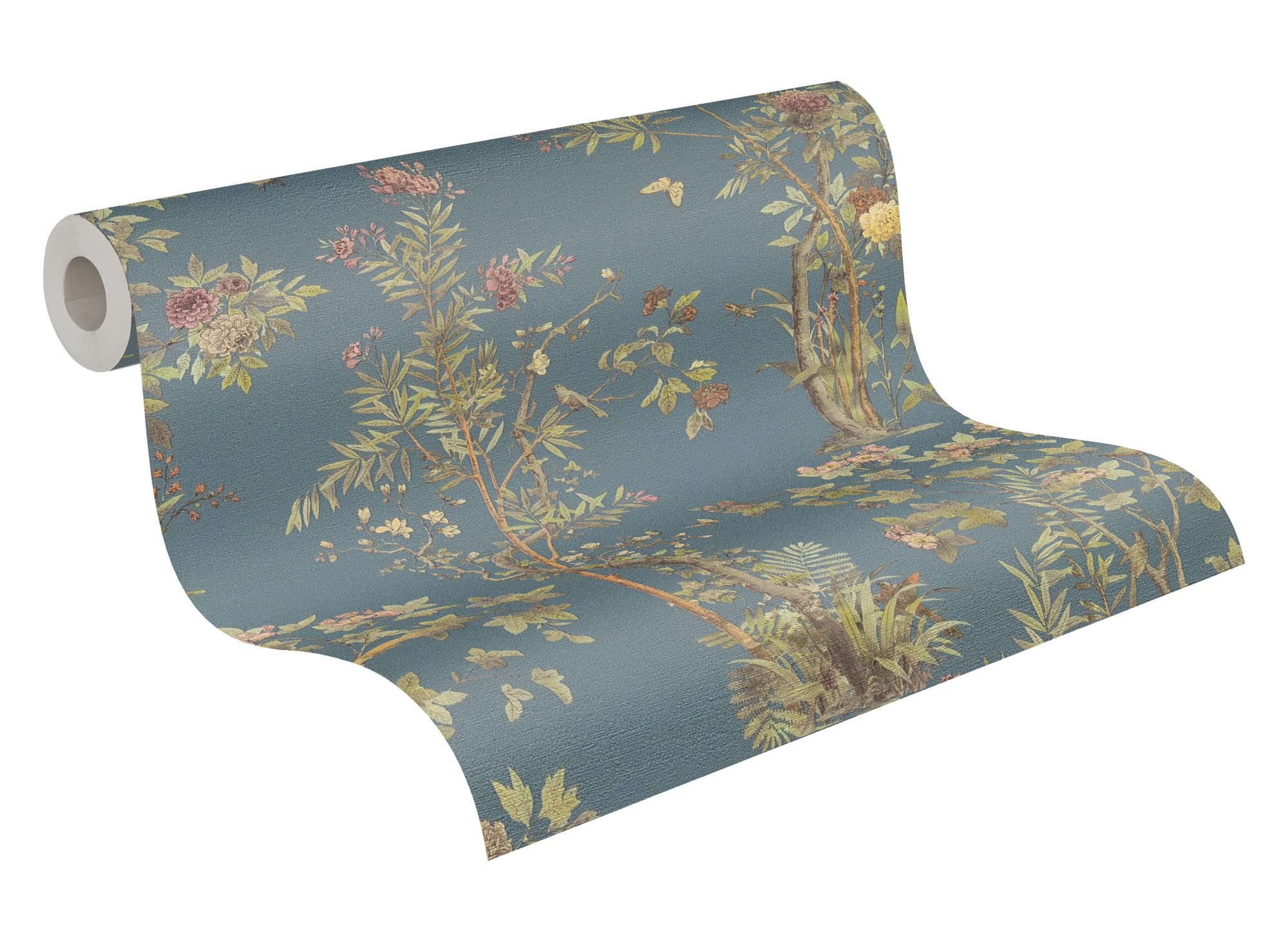 AS Vliestapete History of Art 2 Floral Blau 790434