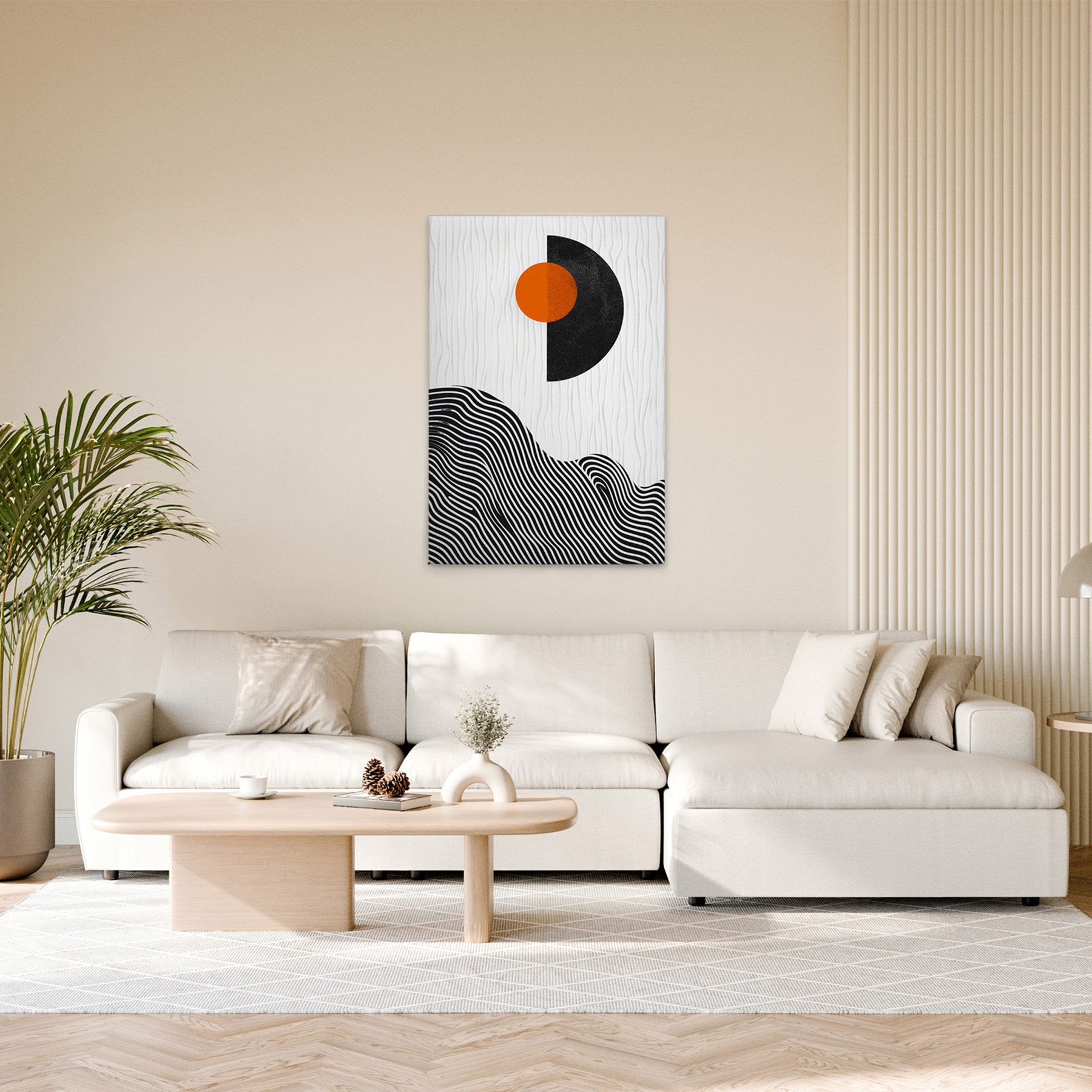 AS Leinwandbild Orange Sun DD132915