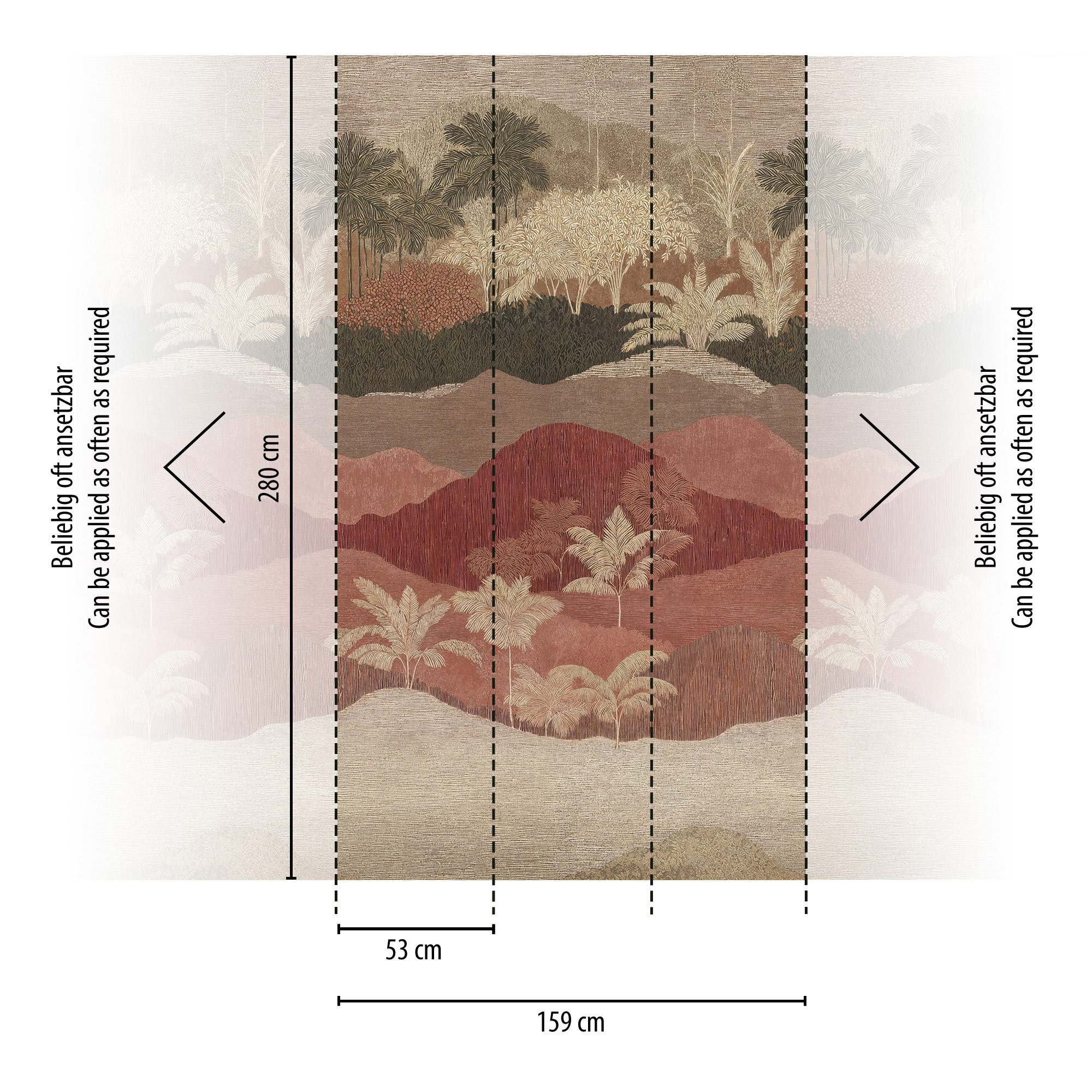 AS Fototapete MS Vibes & Styles Landschaft Braun 792168