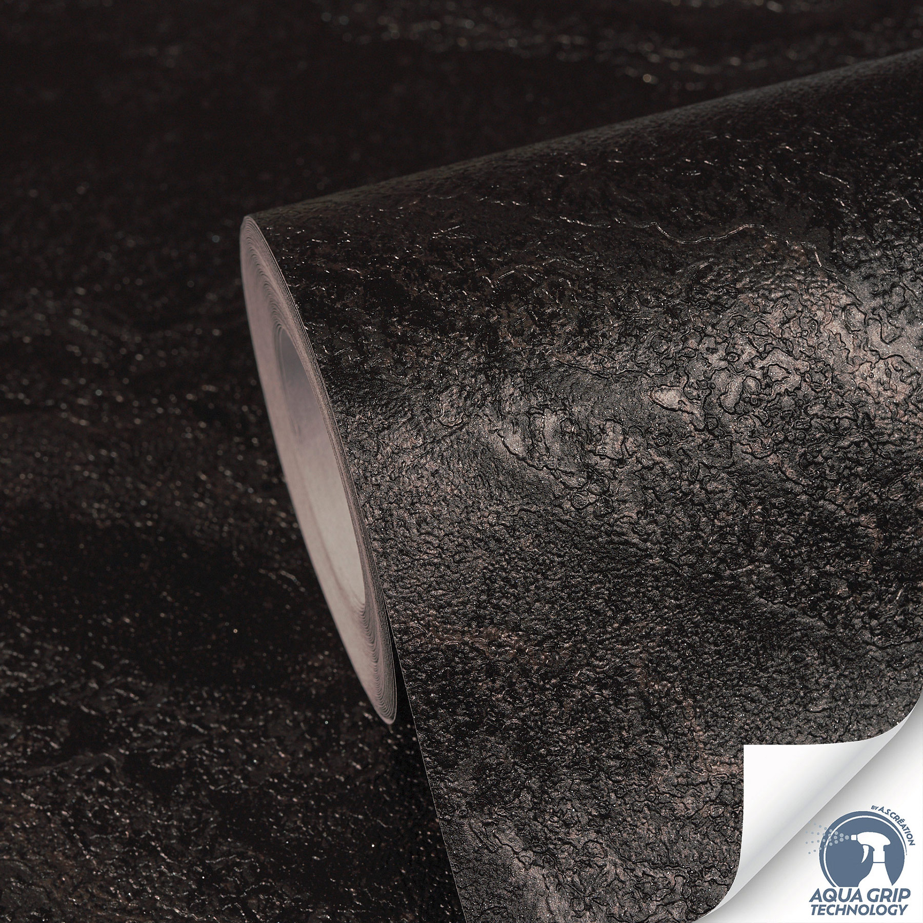 AS Vliestapete Cosiness Designdrop 2 Marmor Schwarz 793163