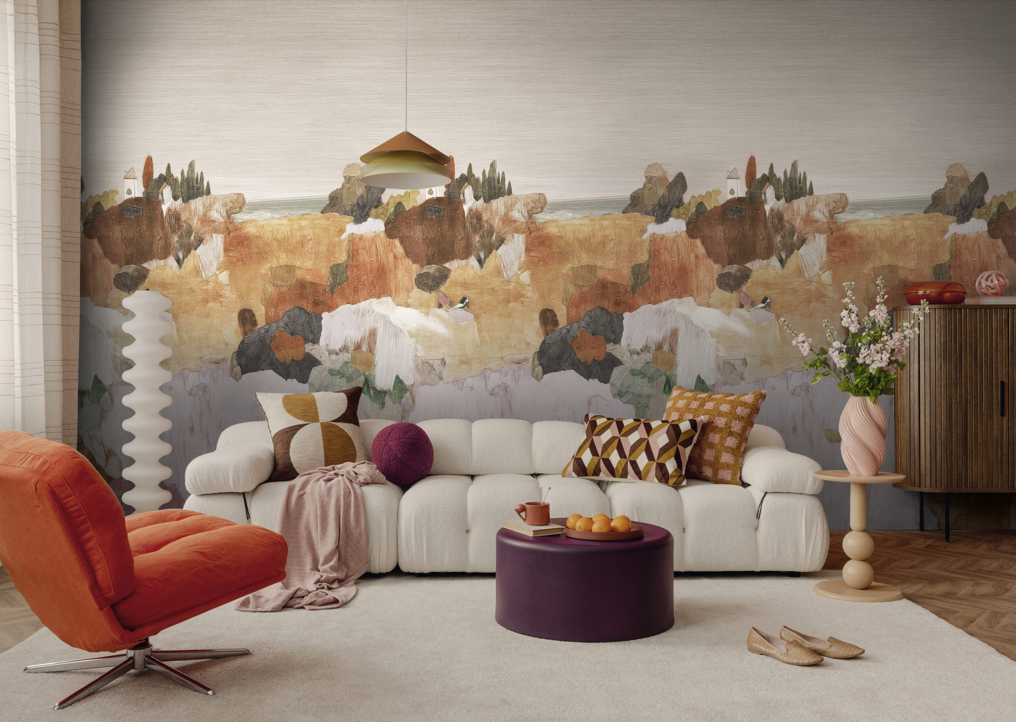 AS Fototapete The Wall 4 Grafik Beige 792511