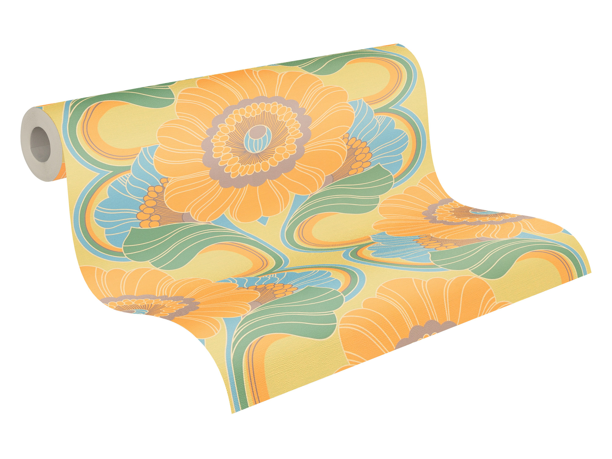 AS Creation Vliestapete Retro Chic Blau 395301