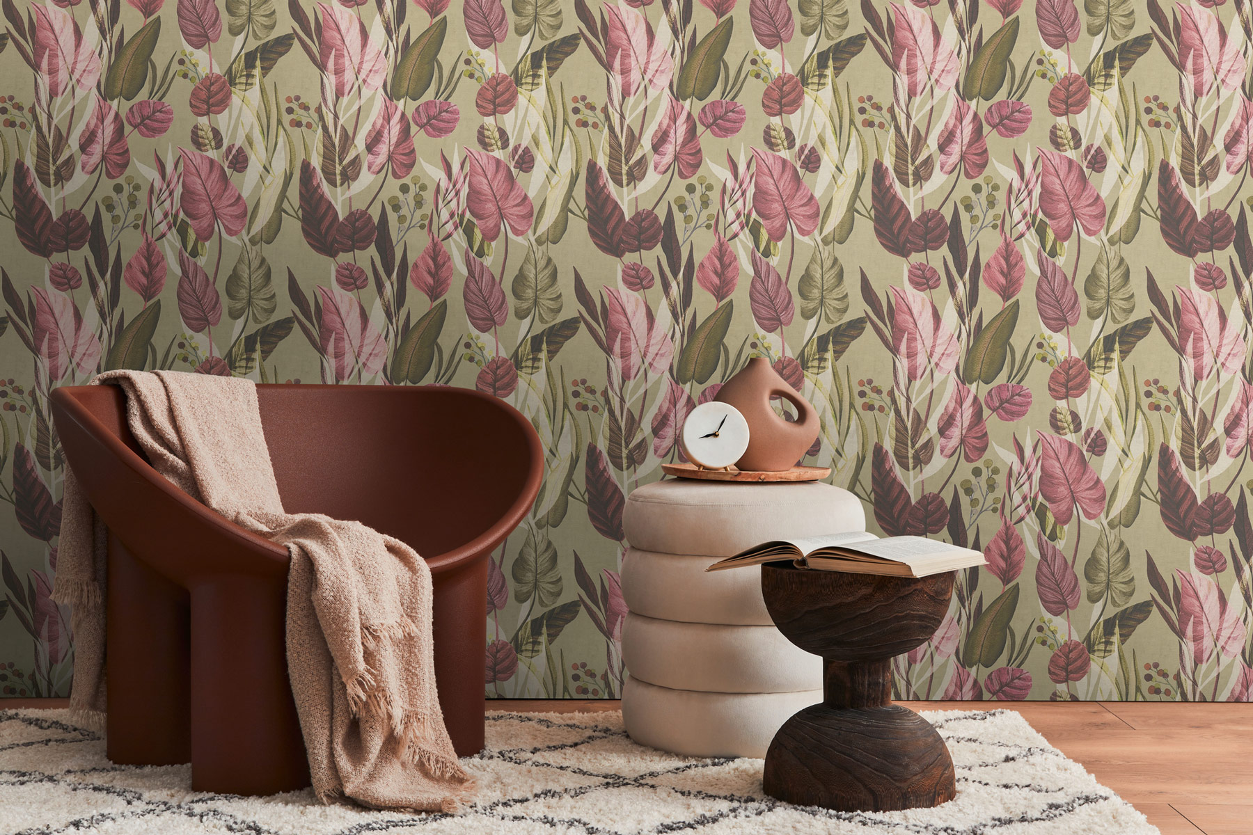 AS Vliestapete Anna d'Andrea Floral Grün 782192