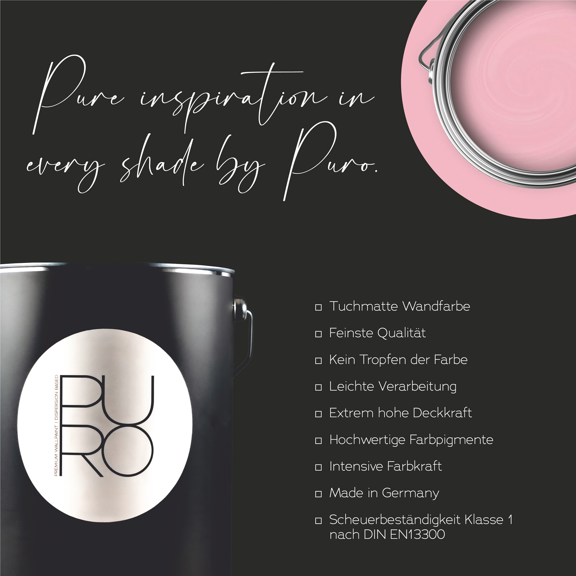 AS Premium Innenwandfarbe Puro c2009 lovely rose 2,5 L