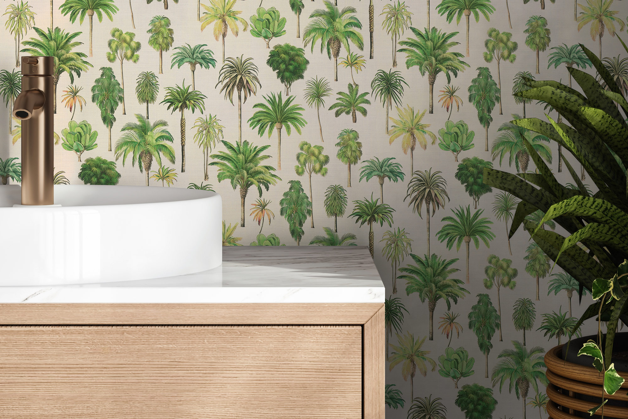 AS Vliestapete PintWalls 3 Floral Beige 791711