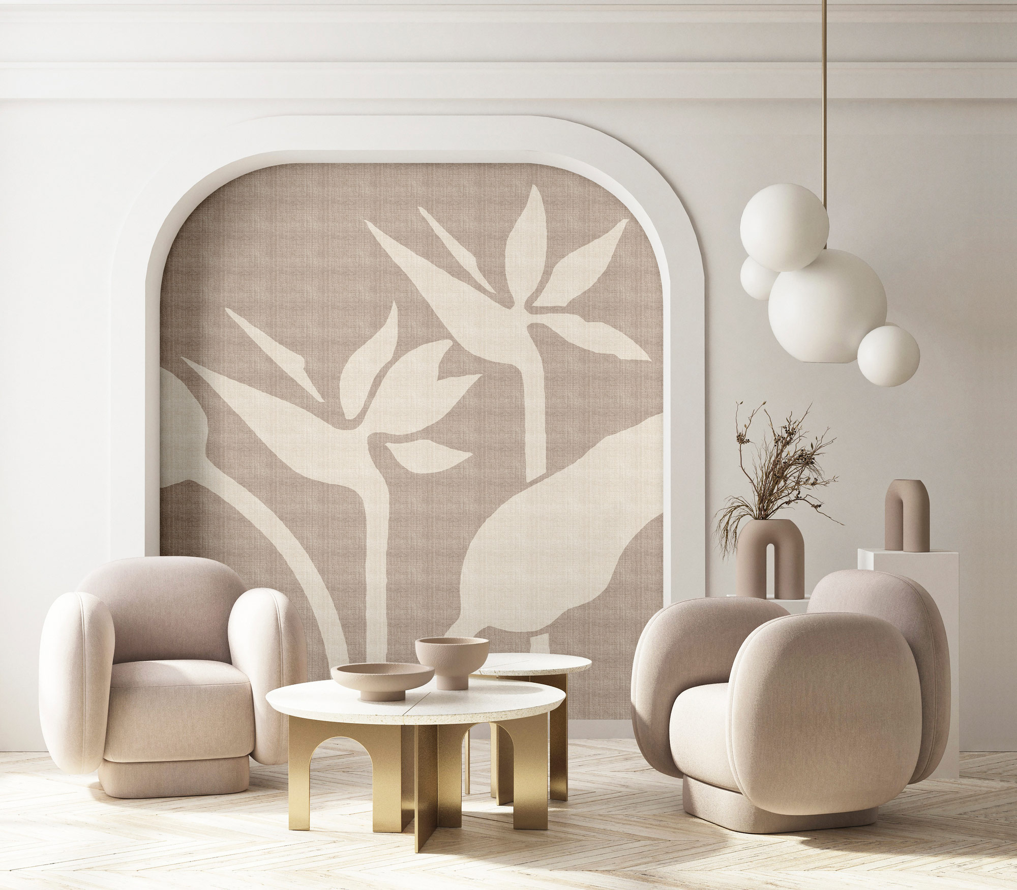 AS Fototapete Walls by Patel 5 Pflanzen Braun DD134765