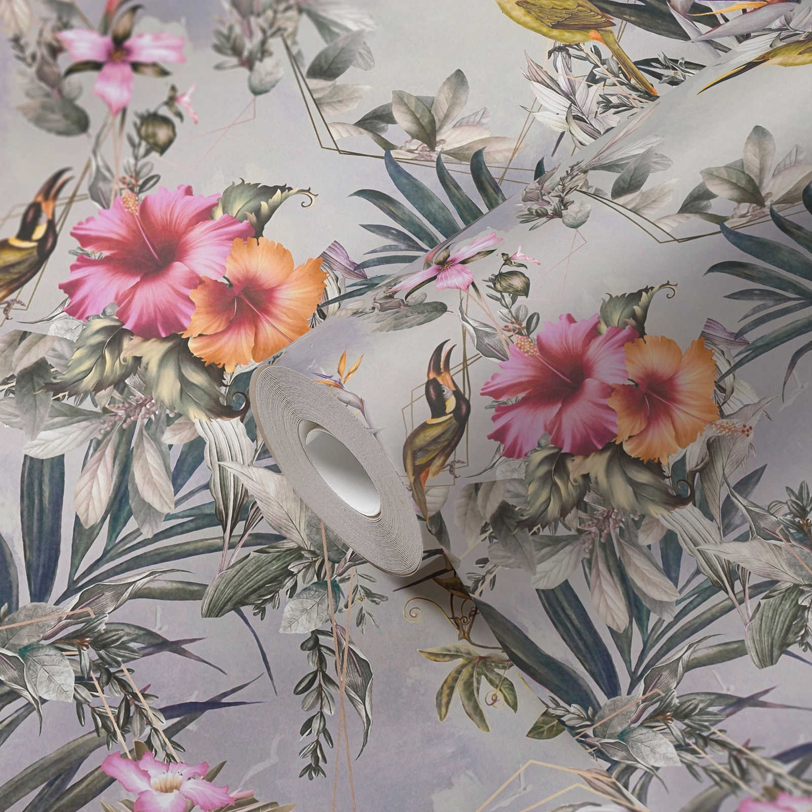 AS Création Vliestapete Dream Flowery Vogeltapete 381782