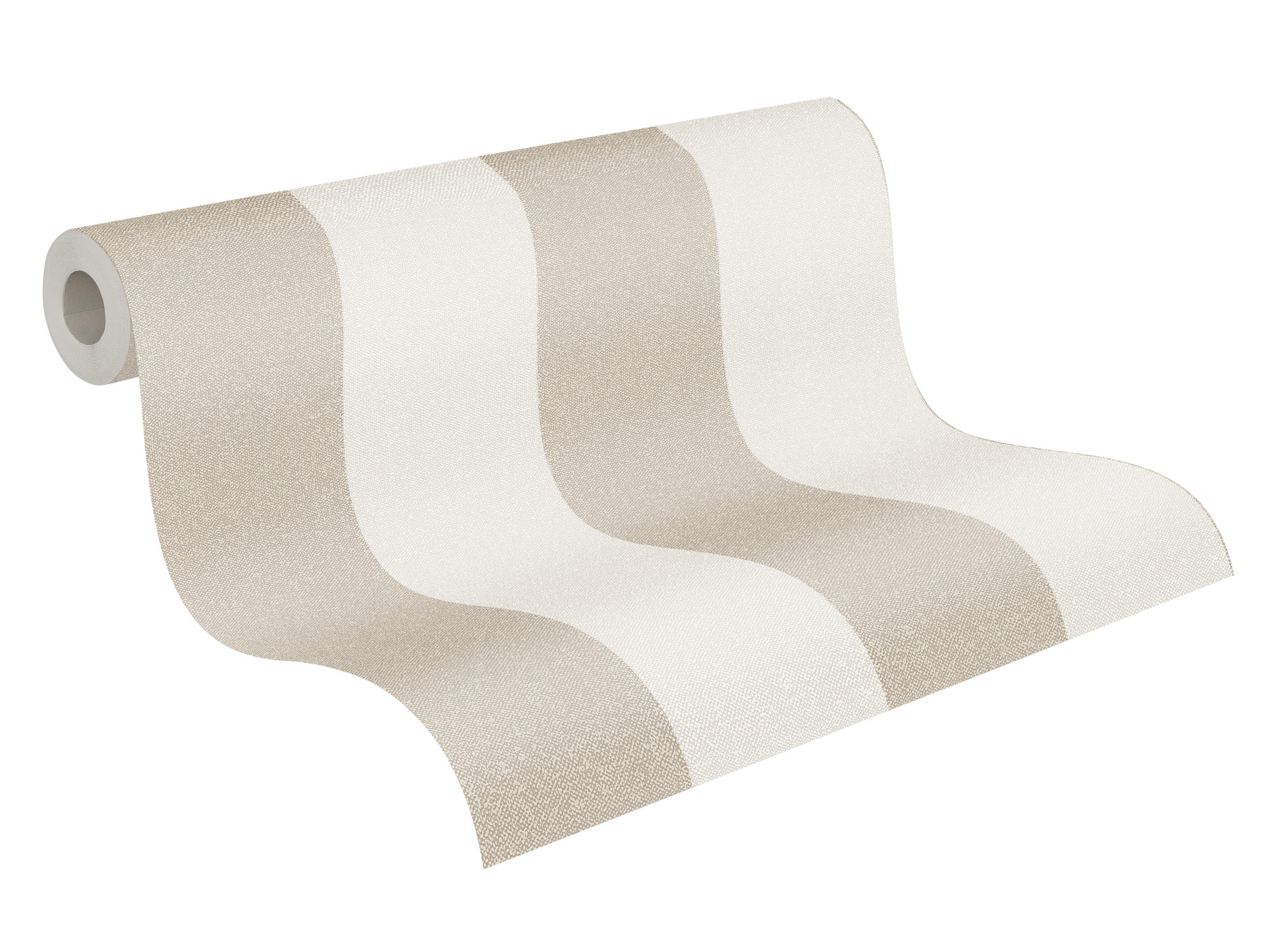 AS Vliestapete New Elegance beige/creme Streifen 375543