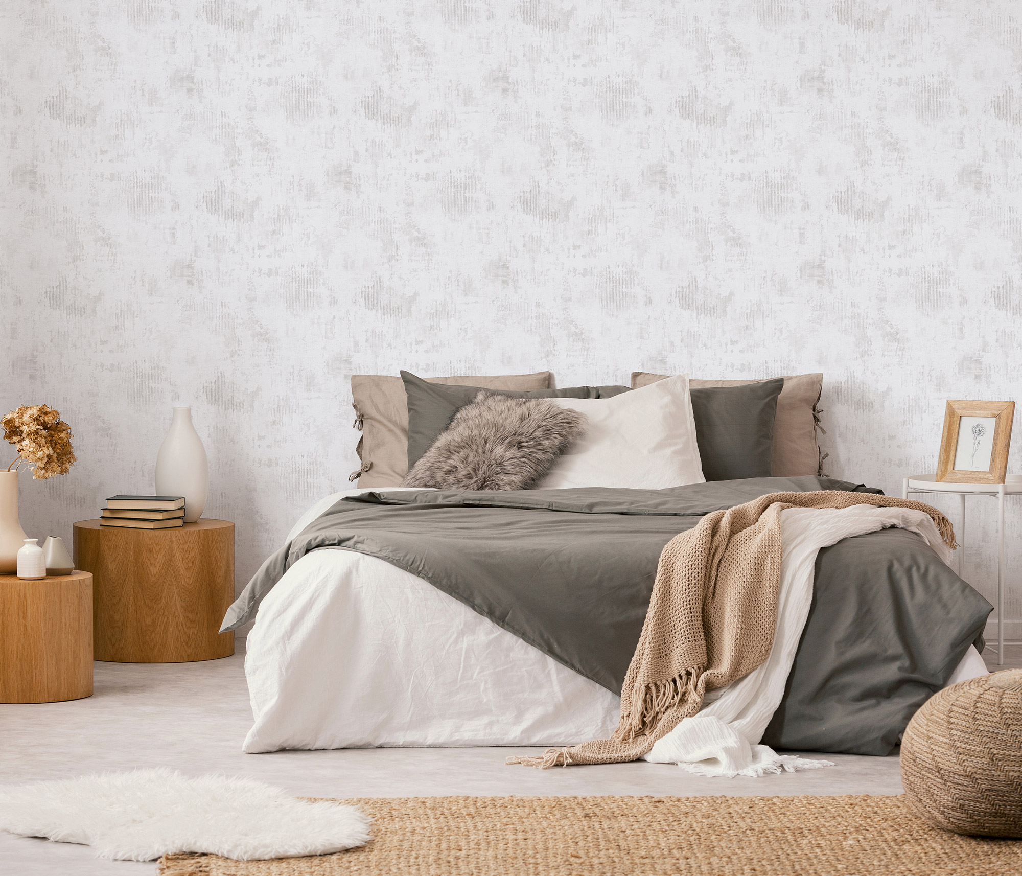 Erismann Vliestapete Imitations 2 grau  1023831