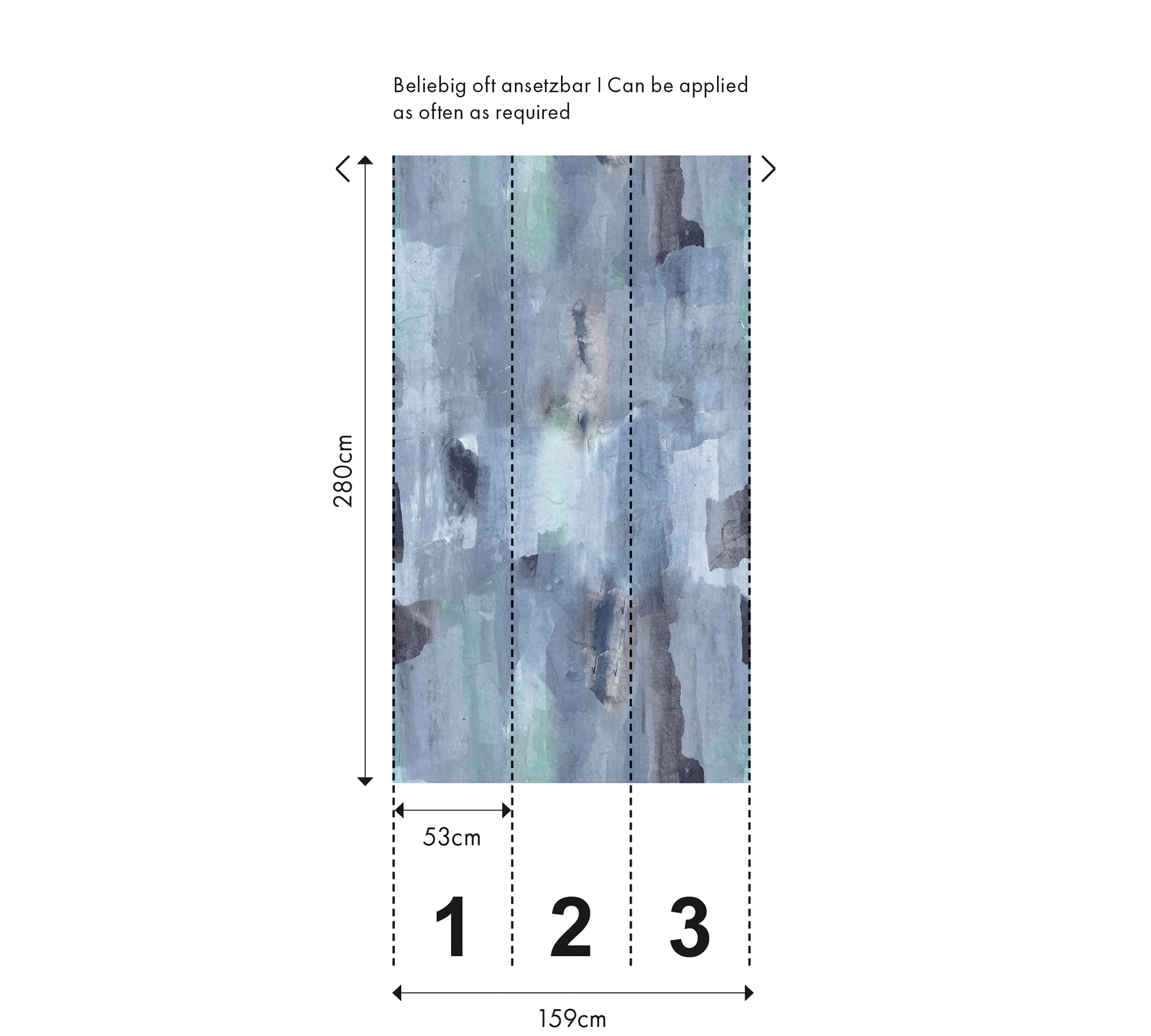 AS Vliestapete Anna d'Andrea Abstrakt Blau 782072