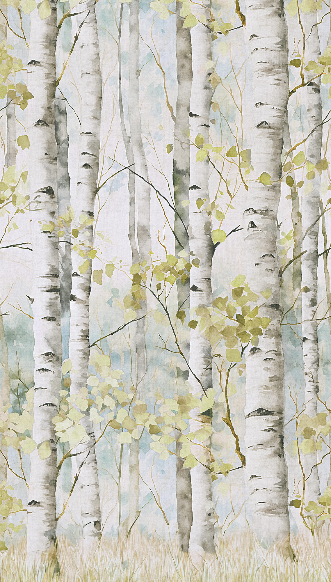 Grandeco Wandbild Eine Rolle ein Motiv 2 Wald Birken A77301 Grandeco Wandbild Eine Rolle ein Motiv 2 Wald Birken A77301