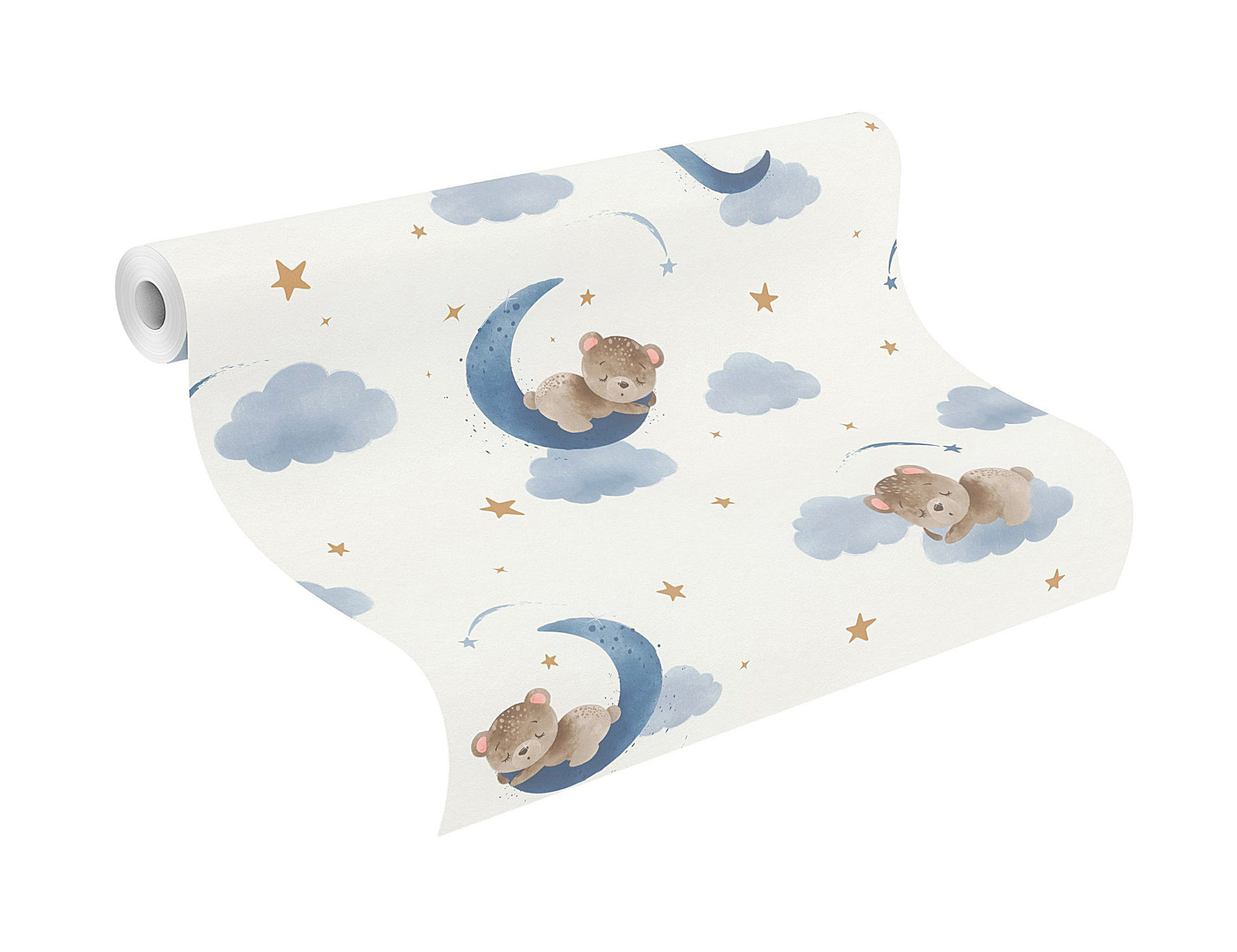 Rasch Vliestapete Kids Word 2 Blau 321005