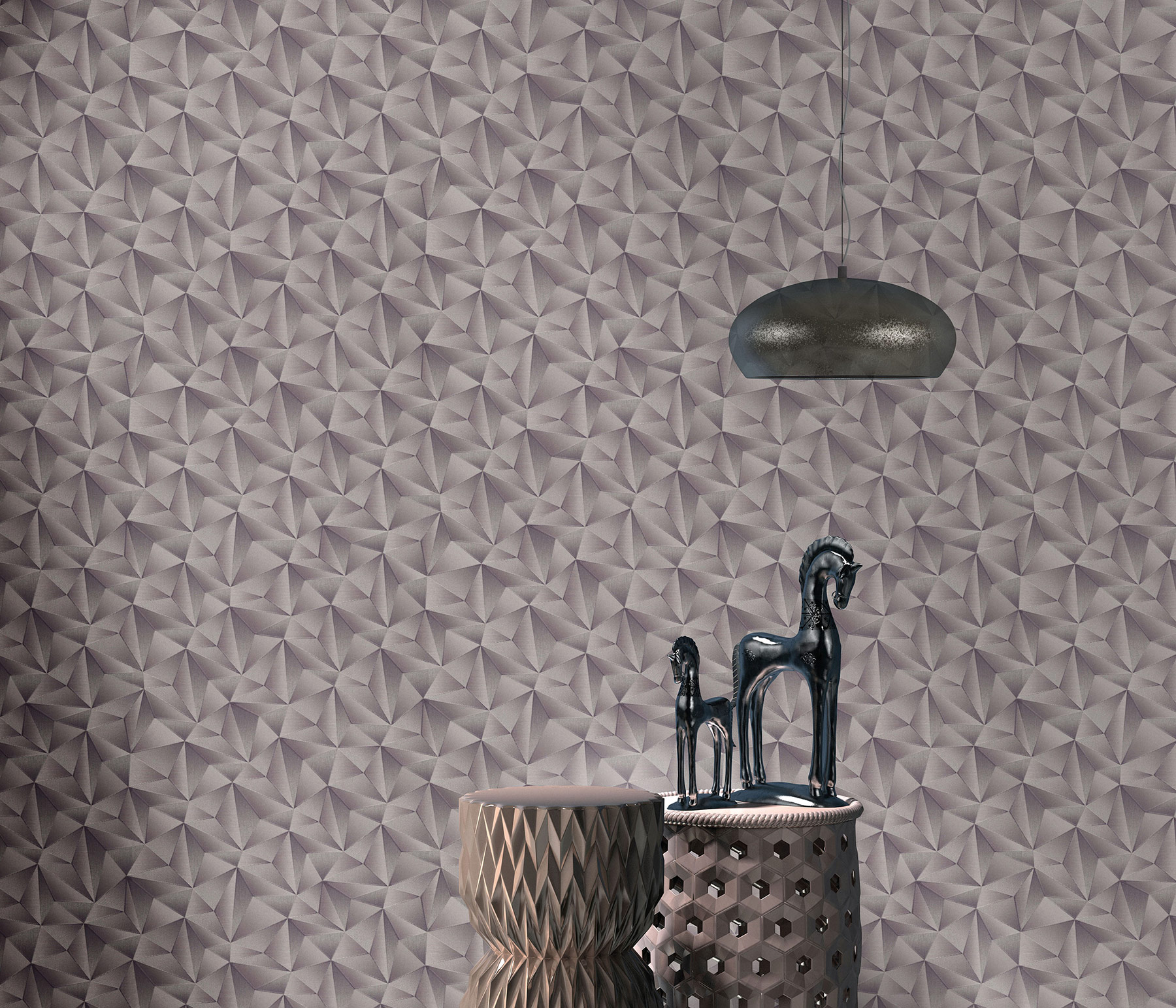 Erismann Vliestapete Spotlight Geometrisch grau 1010634