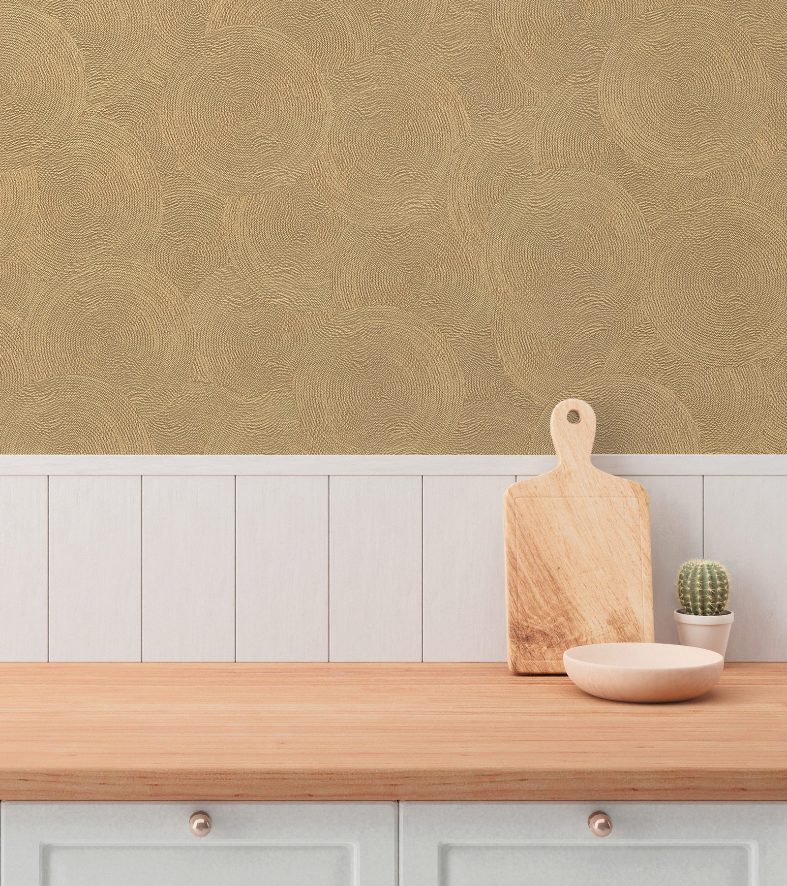 AS Vliestapete Hygge 3 Natur Braun 790933