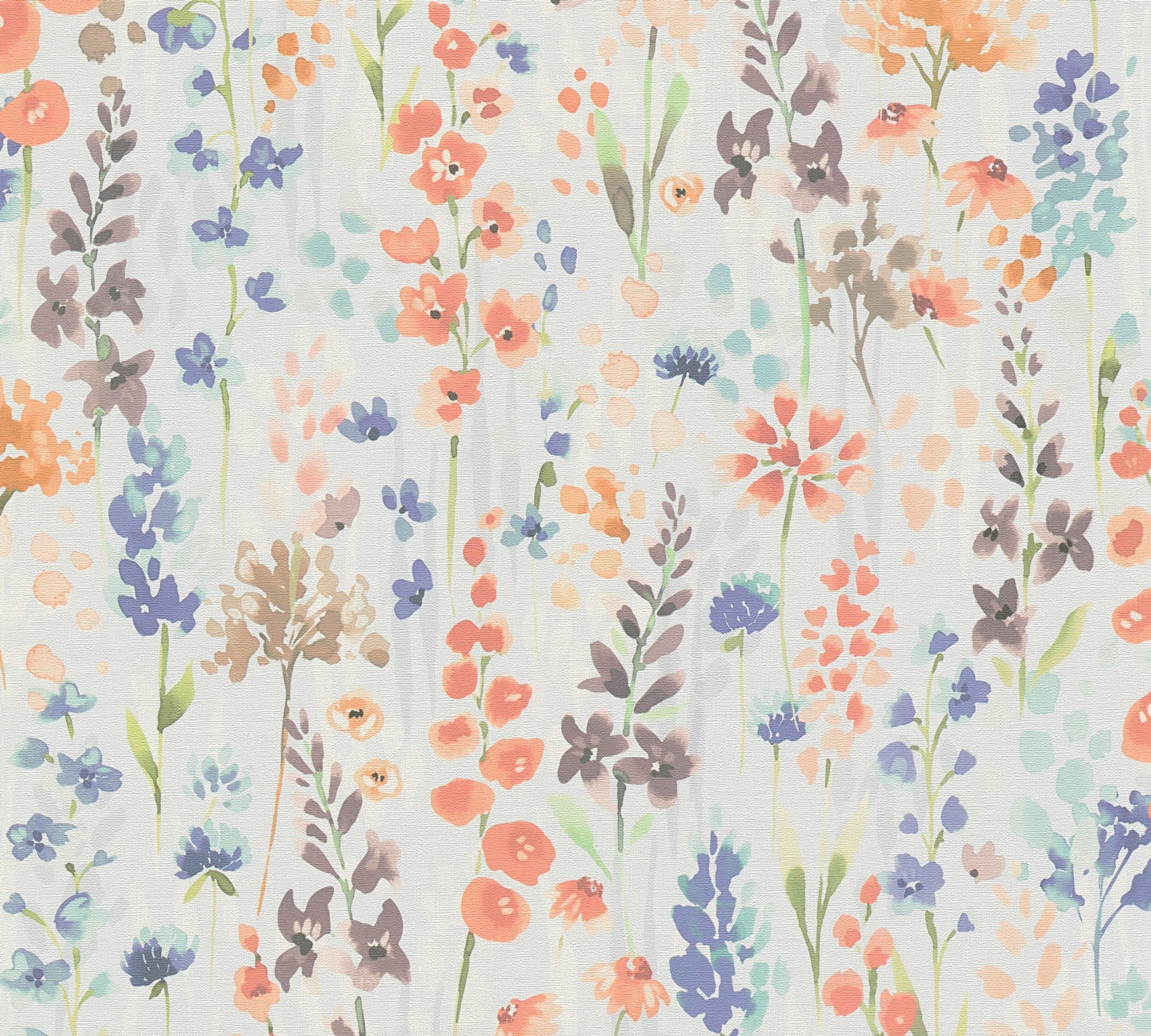 AS Vliestapete Aquarell Dreams Blümchen bunt 396063