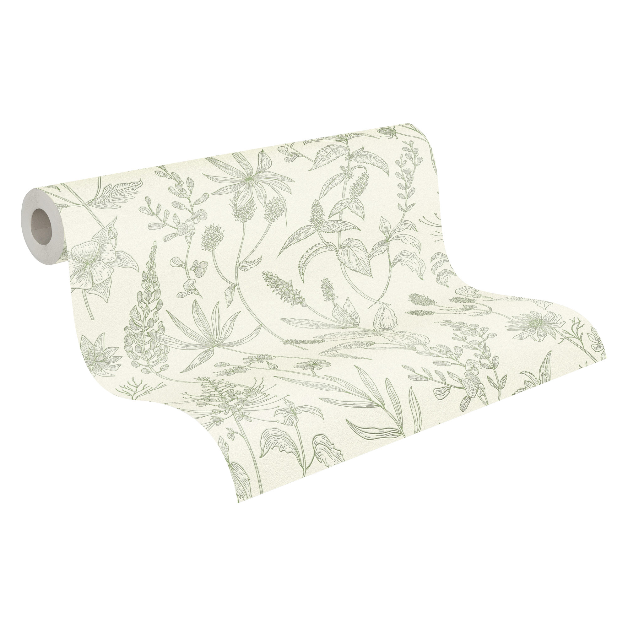 AS Vliestapete Casual Living Grün Pflanzen 373635