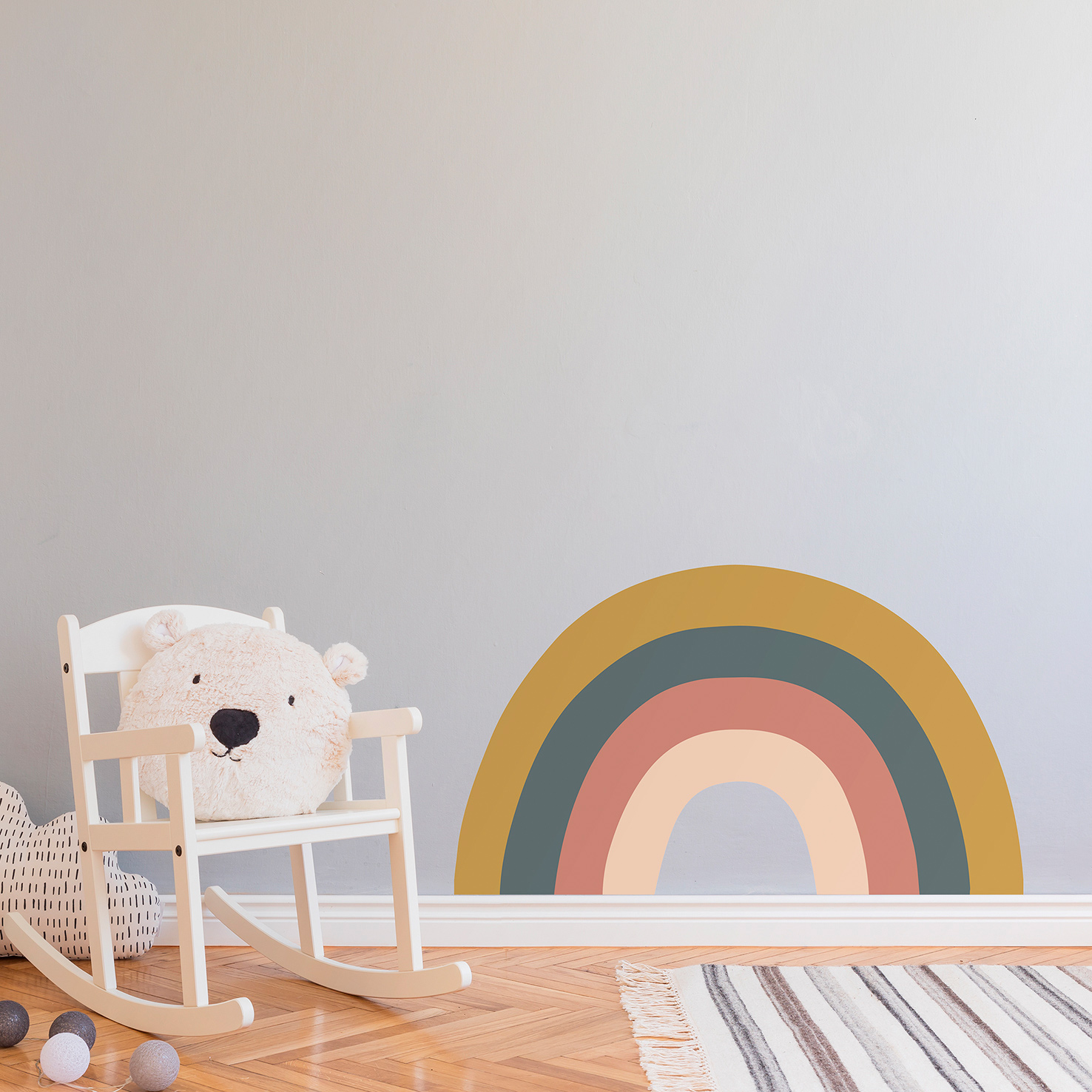 Thomas Fototapete Platin Formen  Regenbogen weich mehrfarbig