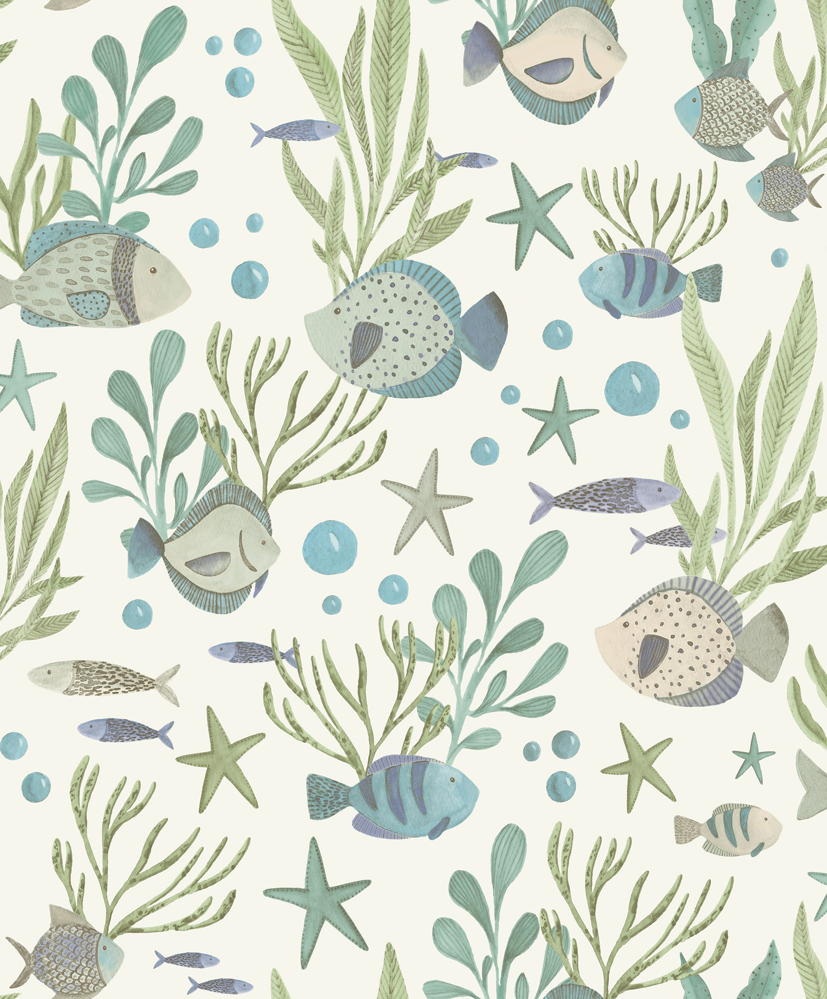 Grandeco Vliestapete Little Dreamers azurblau LD3309