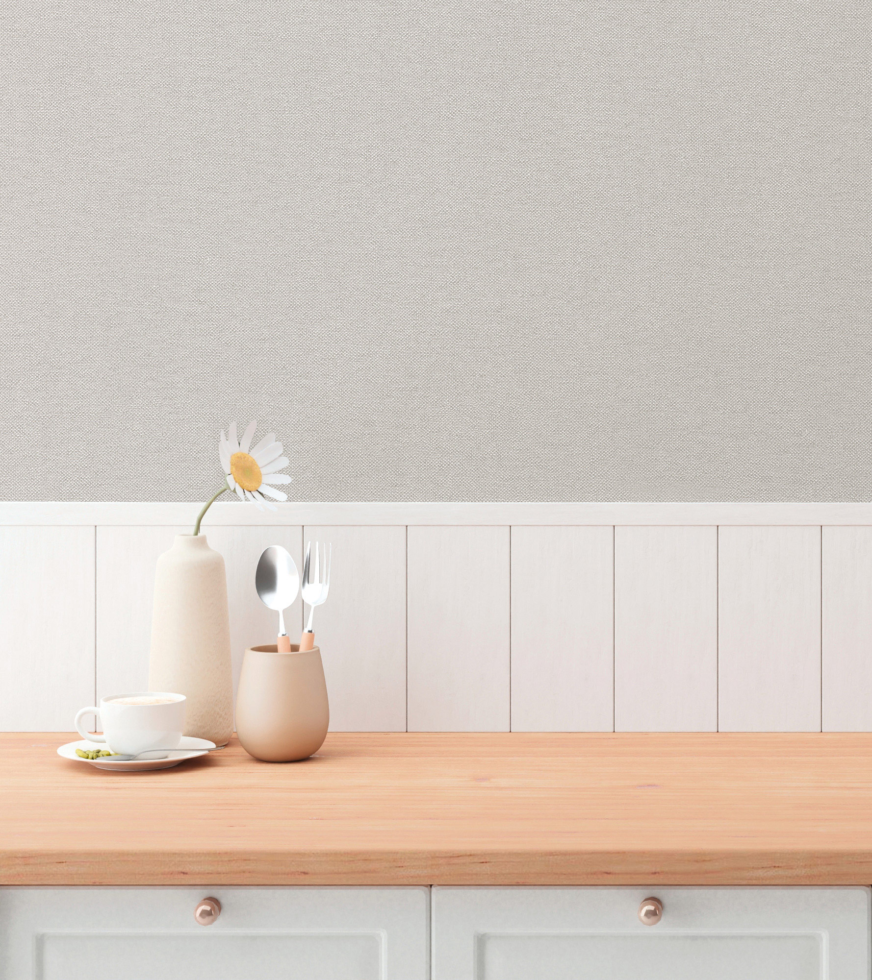 AS Vliestapete Hygge 3 Uni Blau 304866