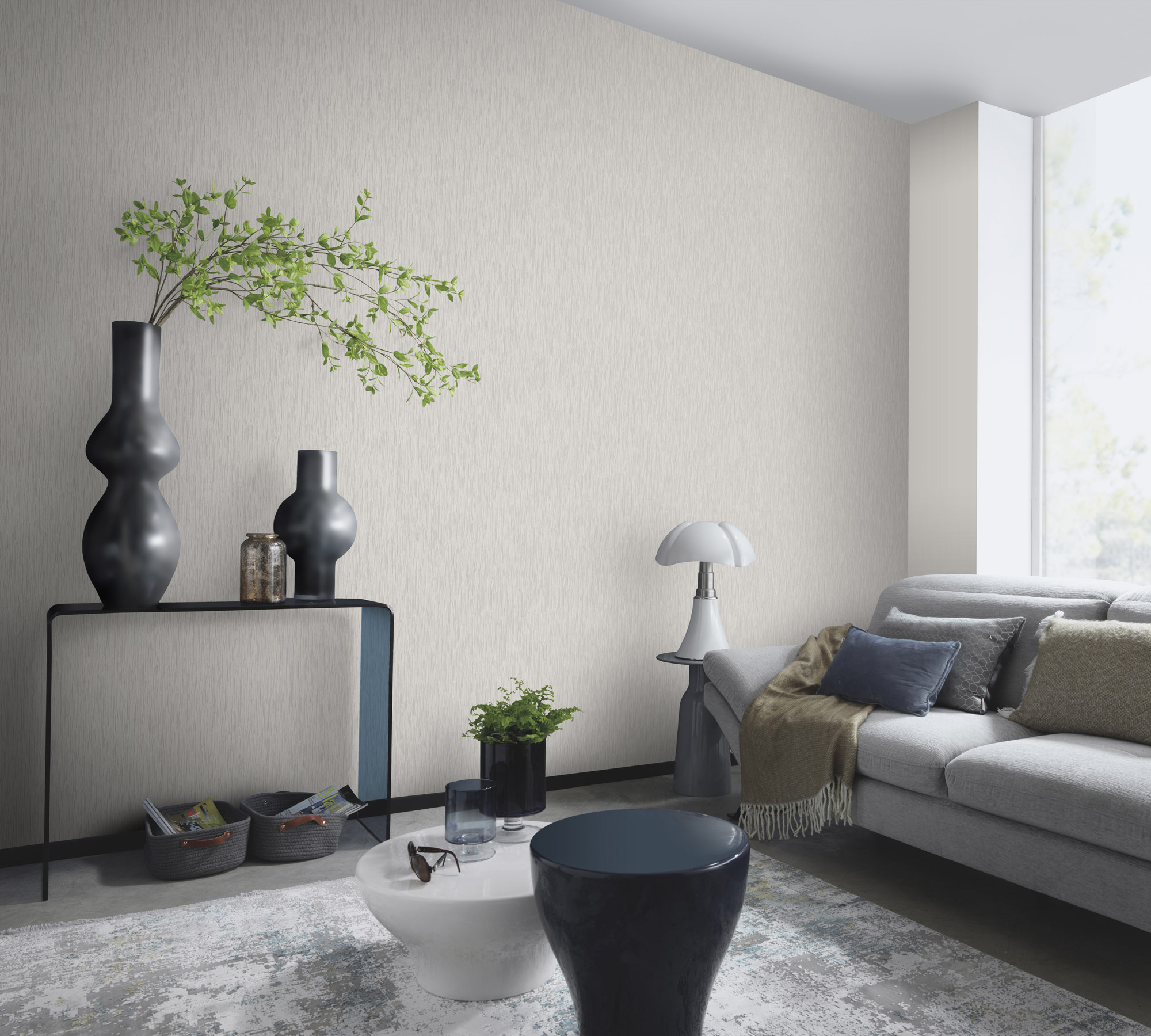 Erismann Vliestapete Versailles Unitapete taupe 1035137