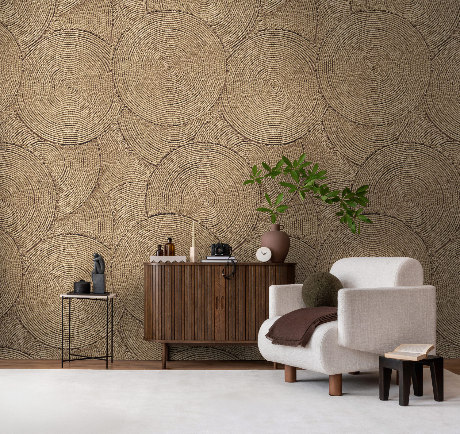 AS Fototapete MS Vibes & Styles Kreise Beige 792181