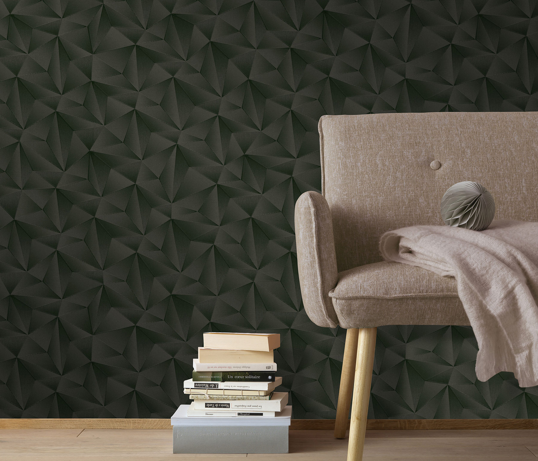 Erismann Vliestapete Spotlight Geometrisch schwarz 1010615