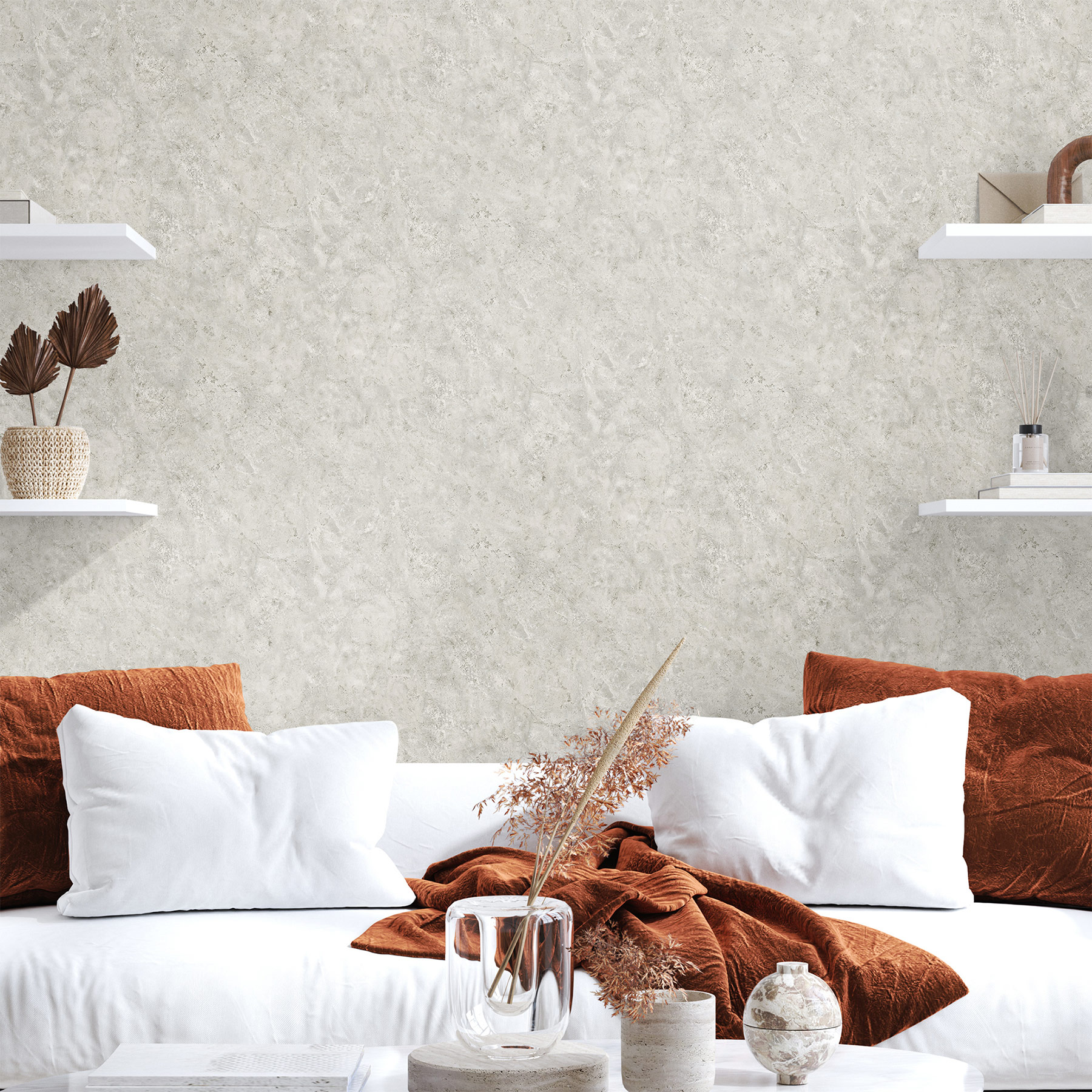 Hohenberger Vliestapete Divino Feronia Taupe Grey 65283