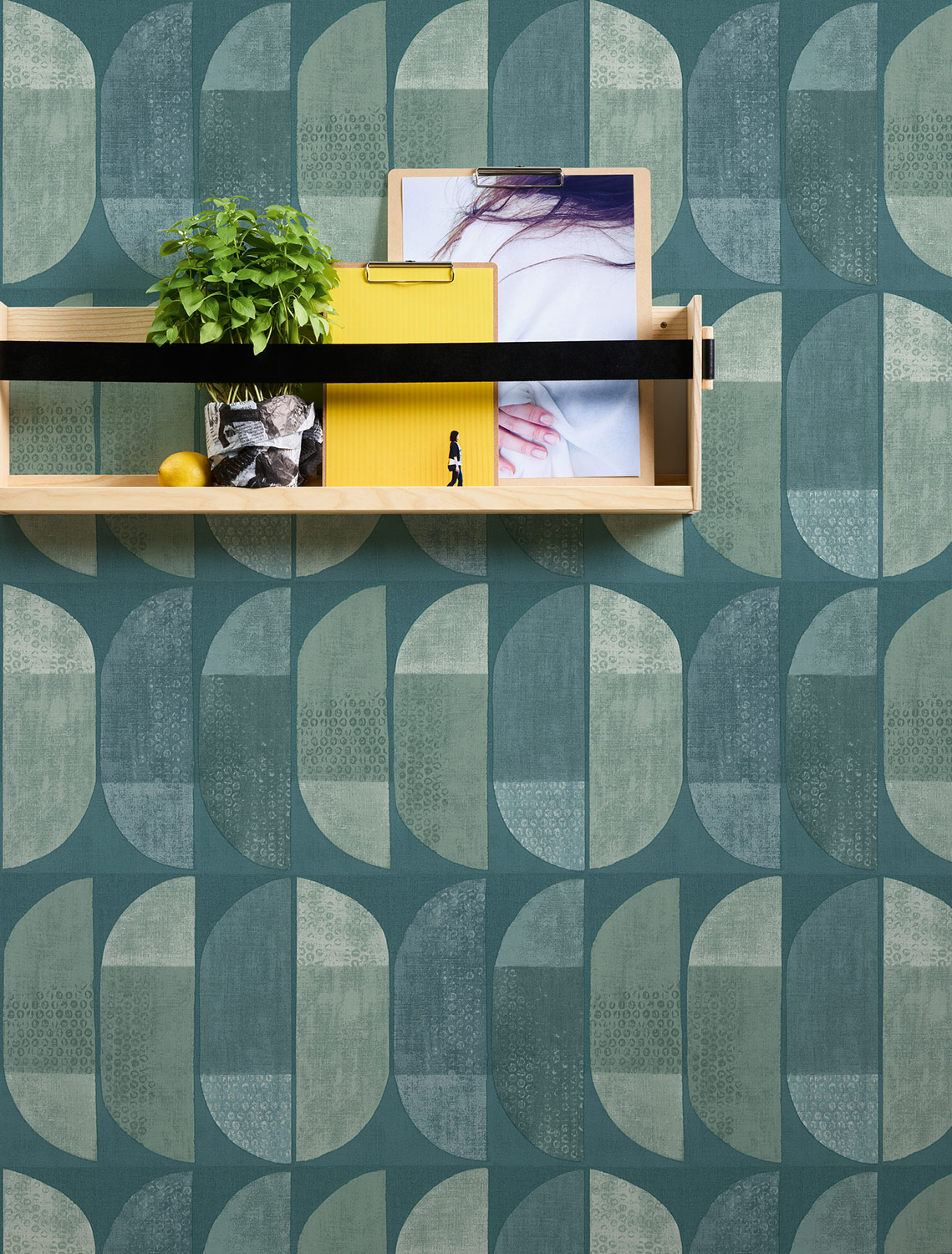 AS Création Vliestapete Geo Nordic blau 375313