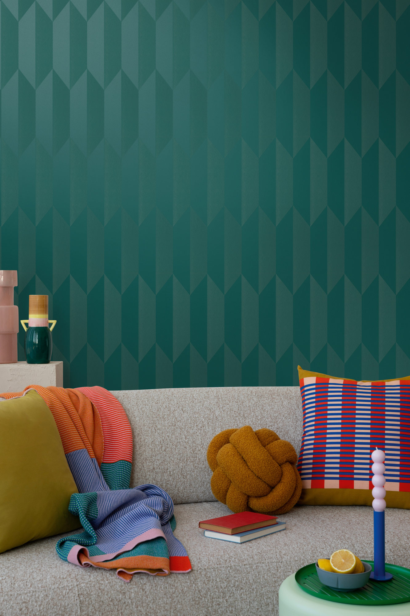 AS Vliestapete CosmoLiving 3D Blau 790867