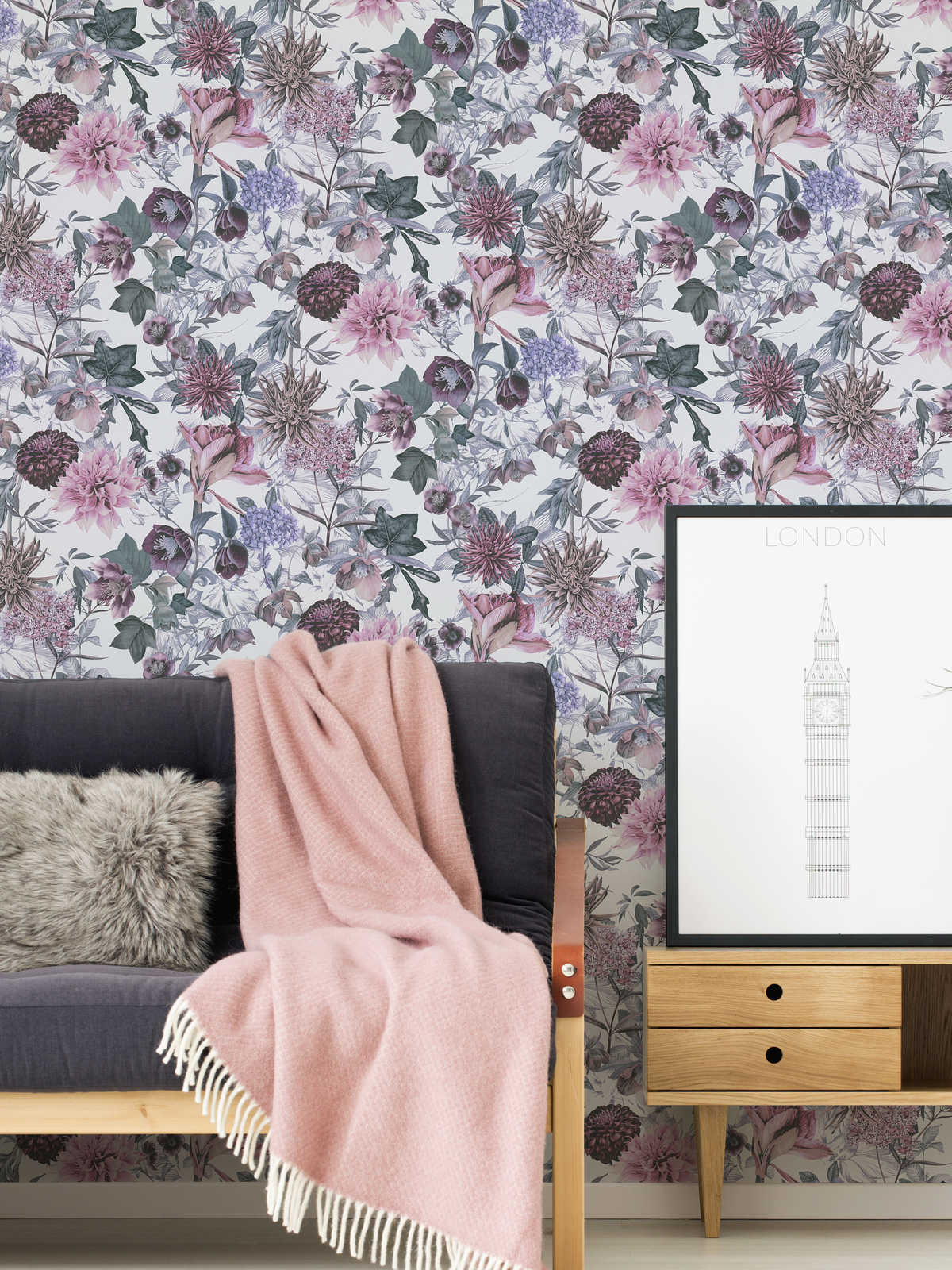 AS Création Vliestapete Dream Flowery Floral 381752