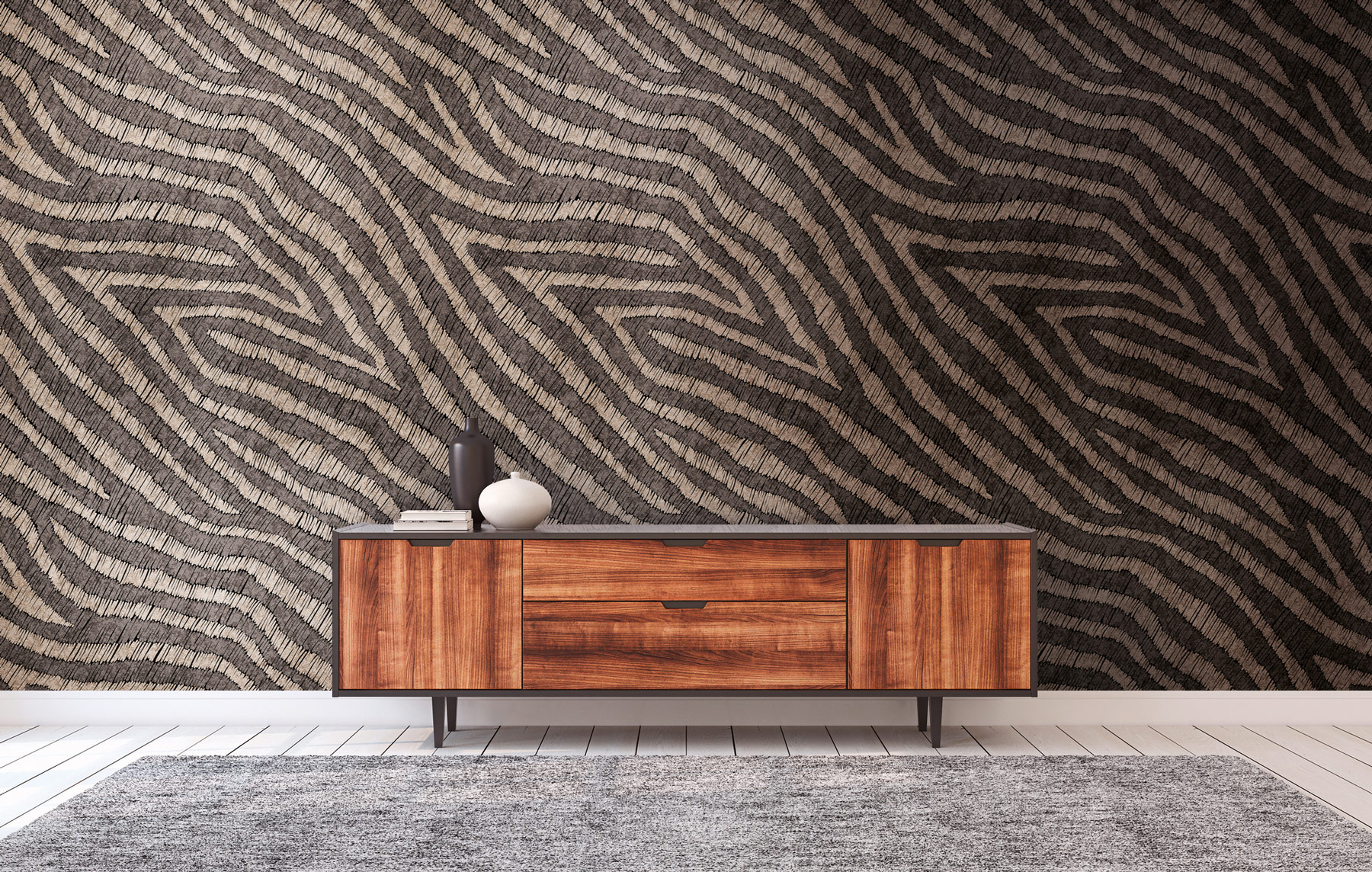 Livingwalls Vliestapete The Wall II Zebramuster 392361