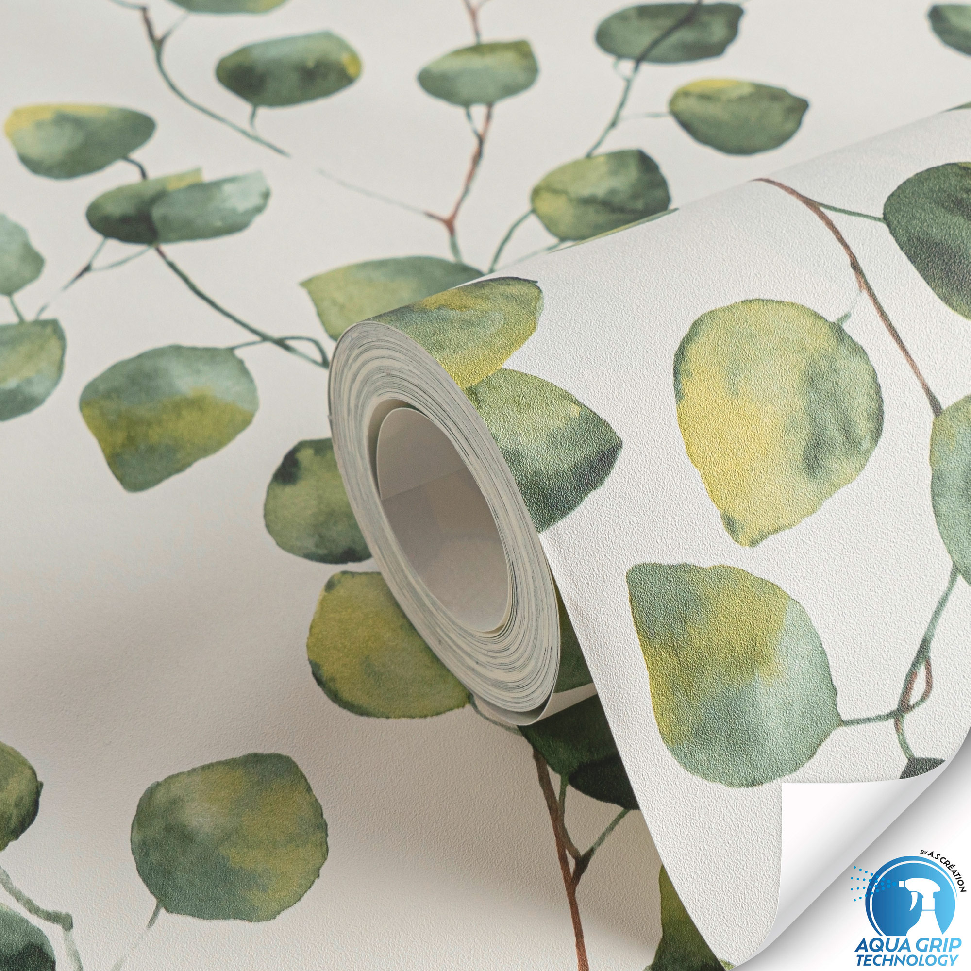 AS Vliestapete WOW Designdrop Florale Tapete Weiß 784541