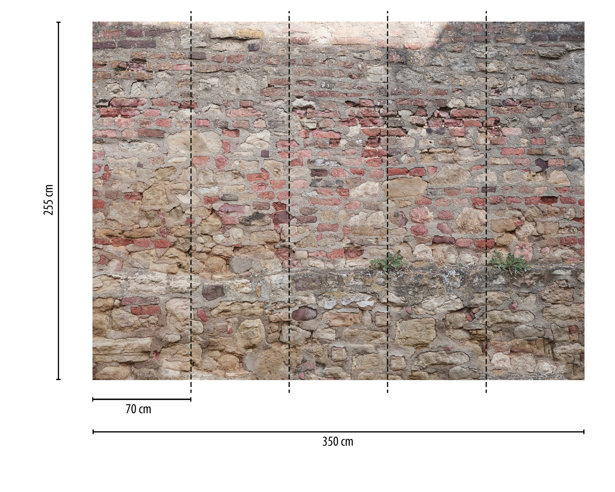 AS Fototapete Designwalls 2 Backstein Stein DD123660