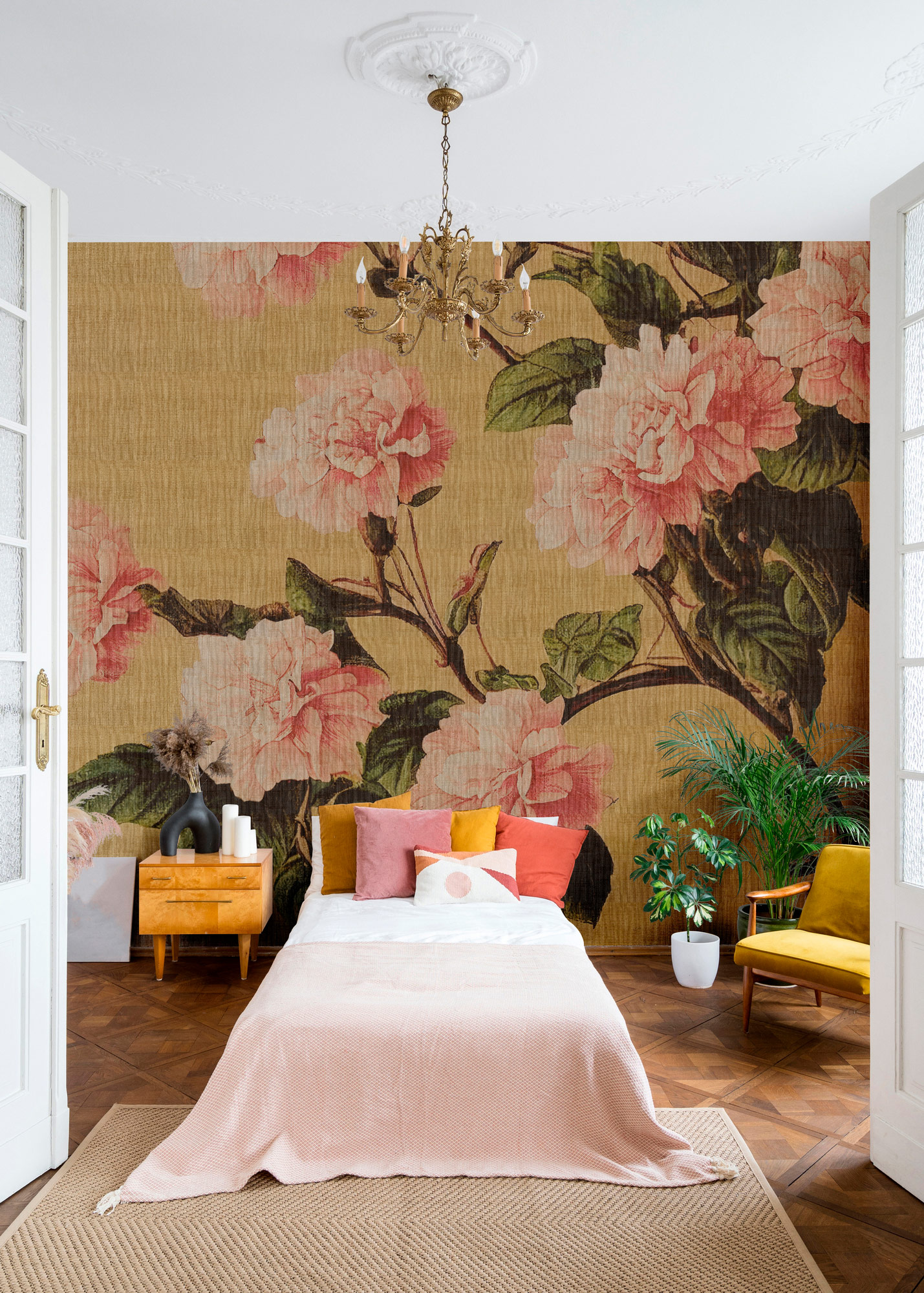 AS Fototapete Walls by Patel 5 Blumen Gelb DD134579