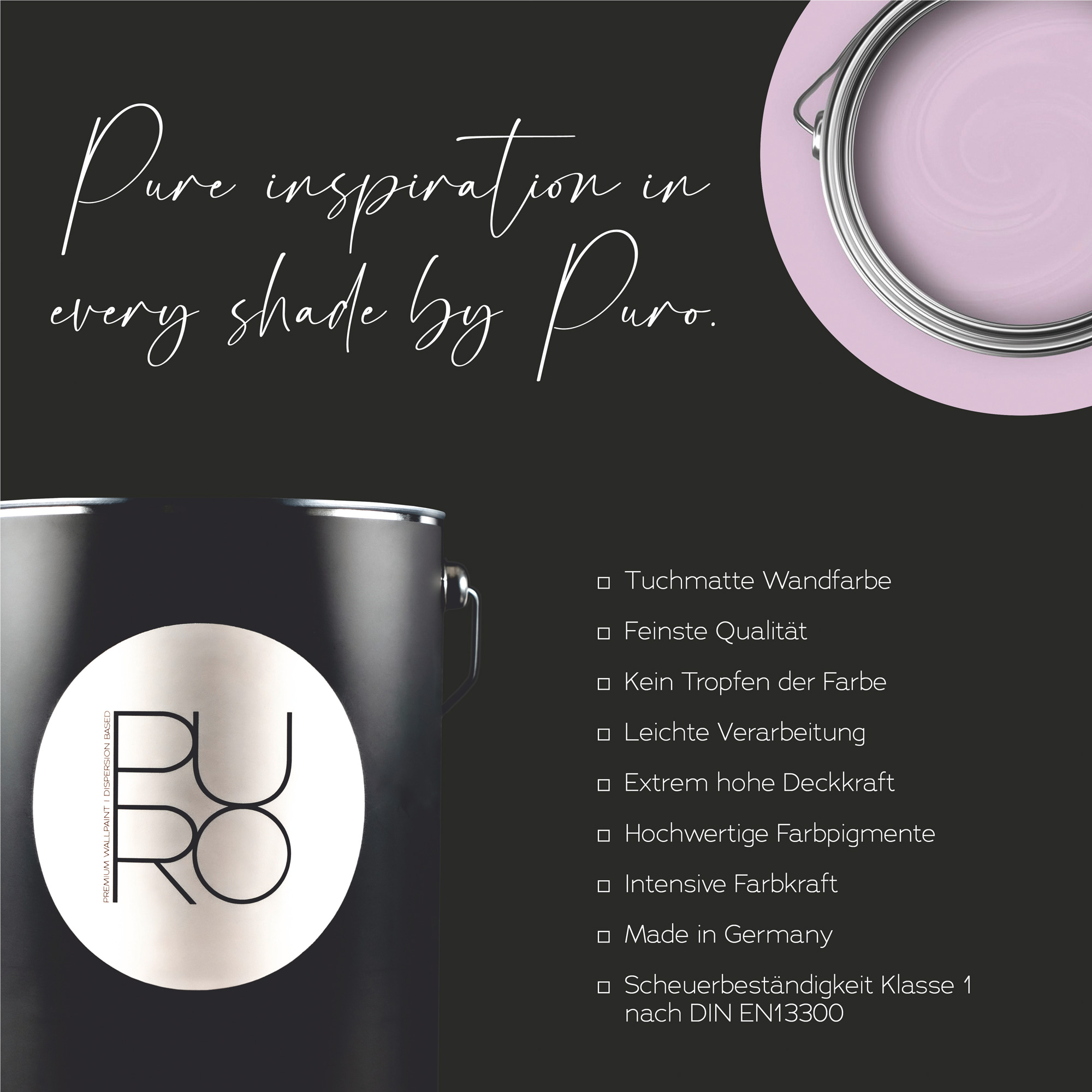 AS Premium Innenwandfarbe Puro c2007 lovely rose 1 L