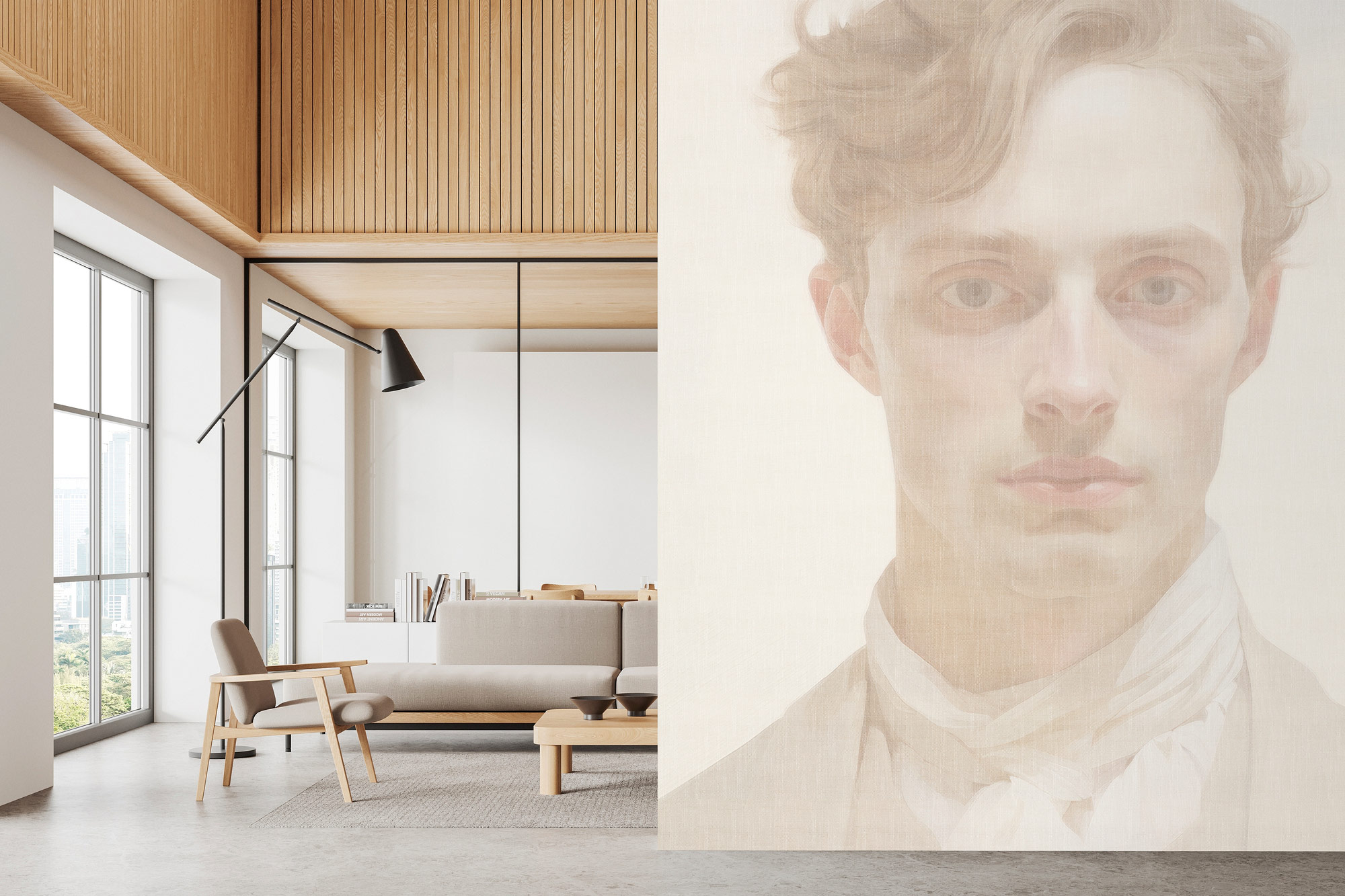 AS Fototapete Walls by Patel 5 Porträt Beige DD134741