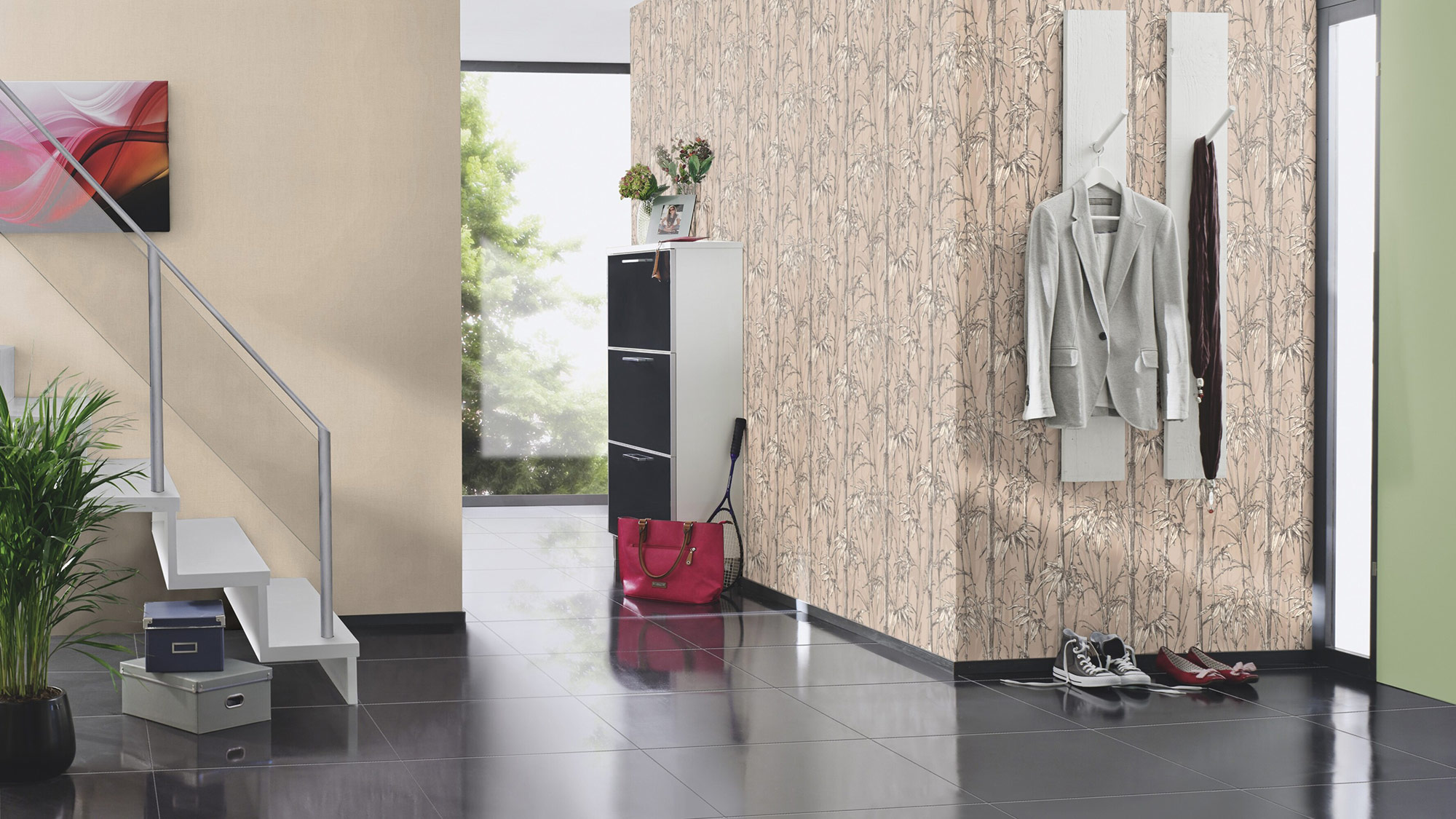 Rasch Vliestapete Florentine 4 Leinenoptik 484540