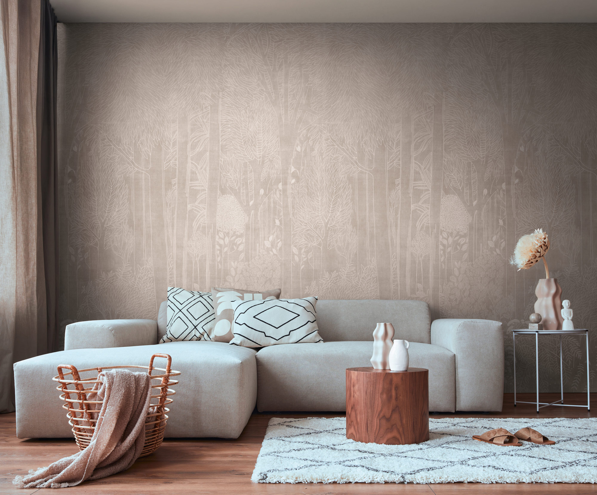 AS Fototapete MS Vibes & Styles Bäume Beige 792161