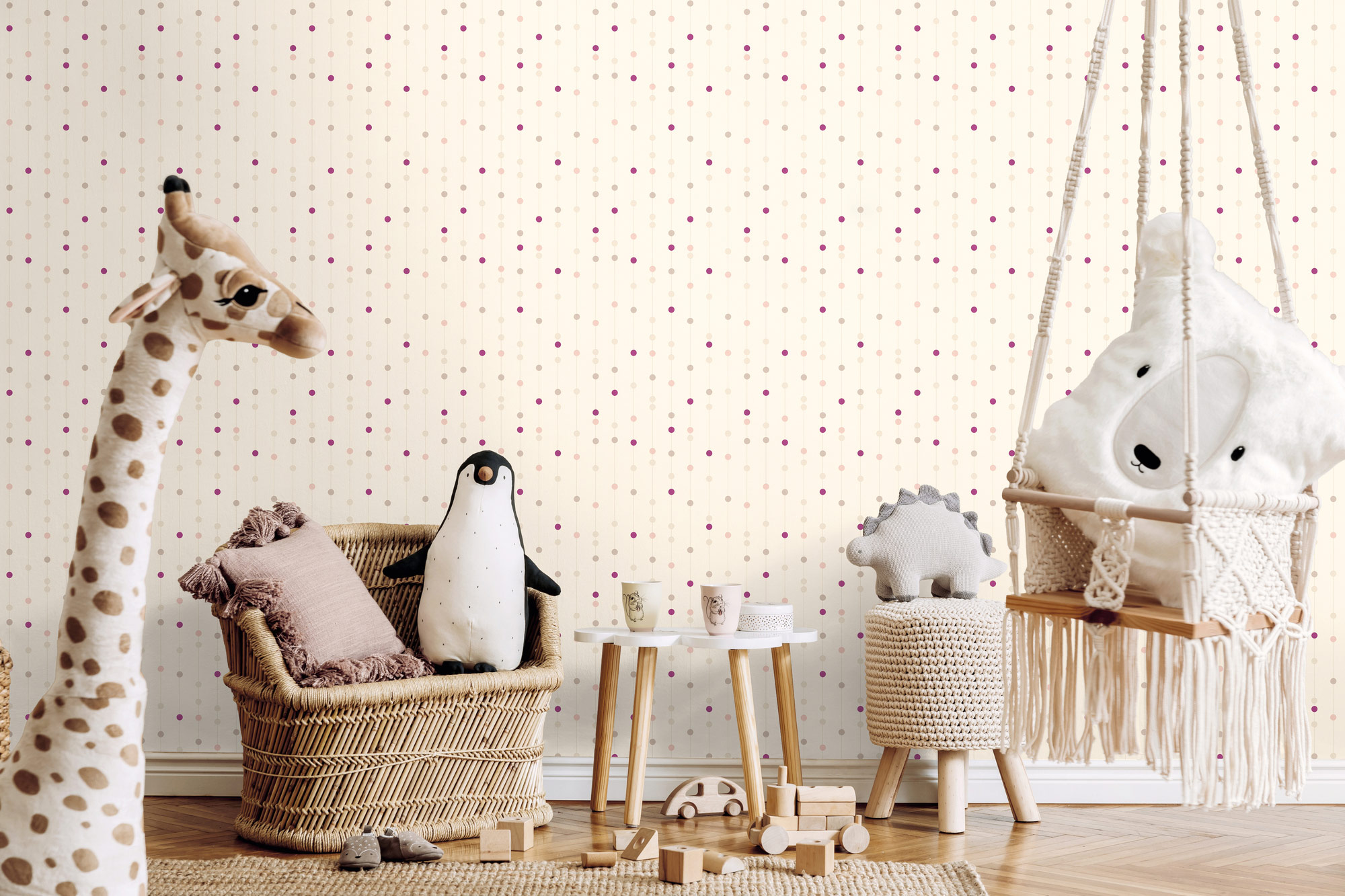 AS Vliestapete Kids Studio Grafik Creme 208514