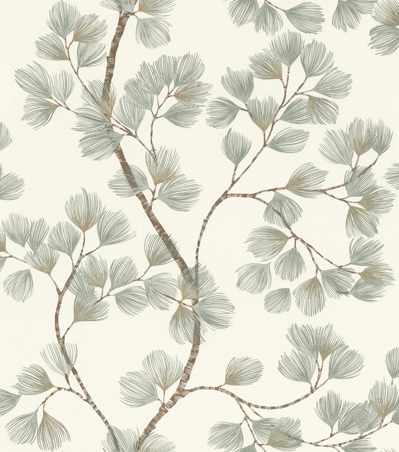 Rasch Vliestapete Symphony Grün-Moosgrün 866902