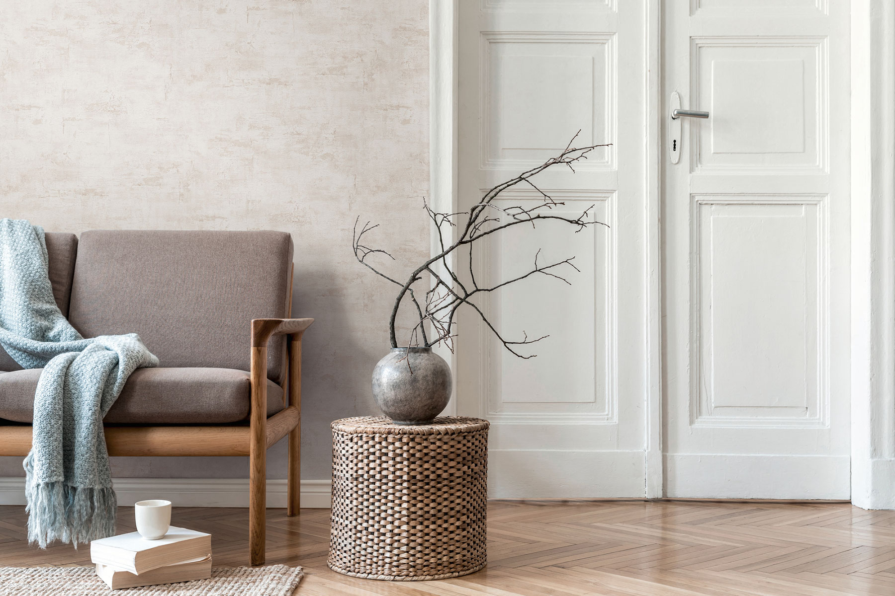 AS Vliestapete Daniel Hechter 7 Putzoptik Creme 306685