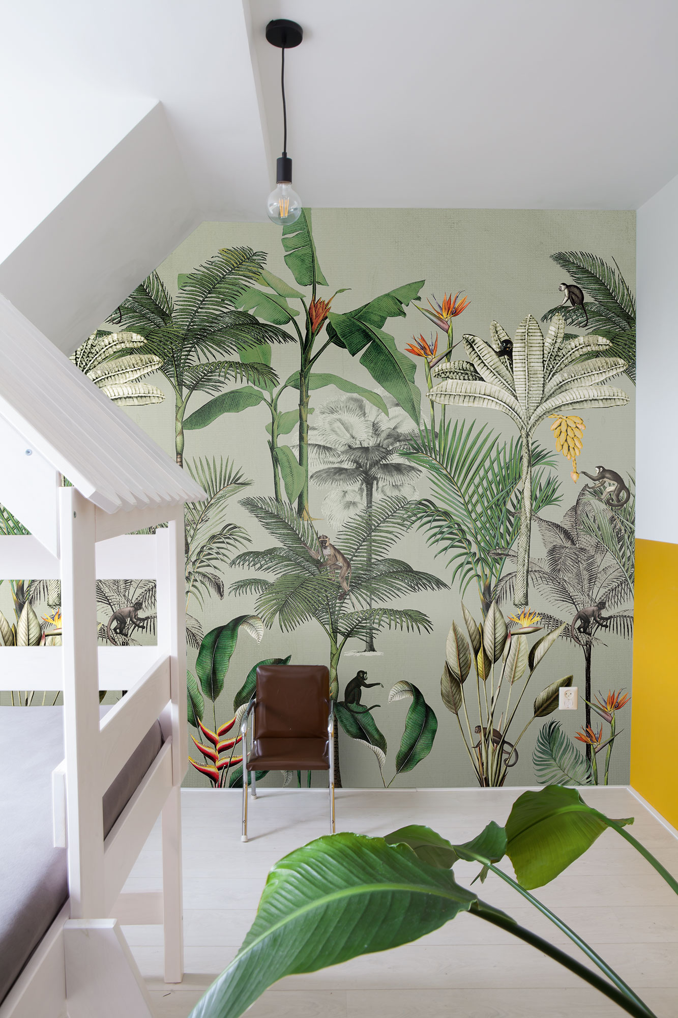 Rasch Fototapete Magic Walls Affen Palmen 539196