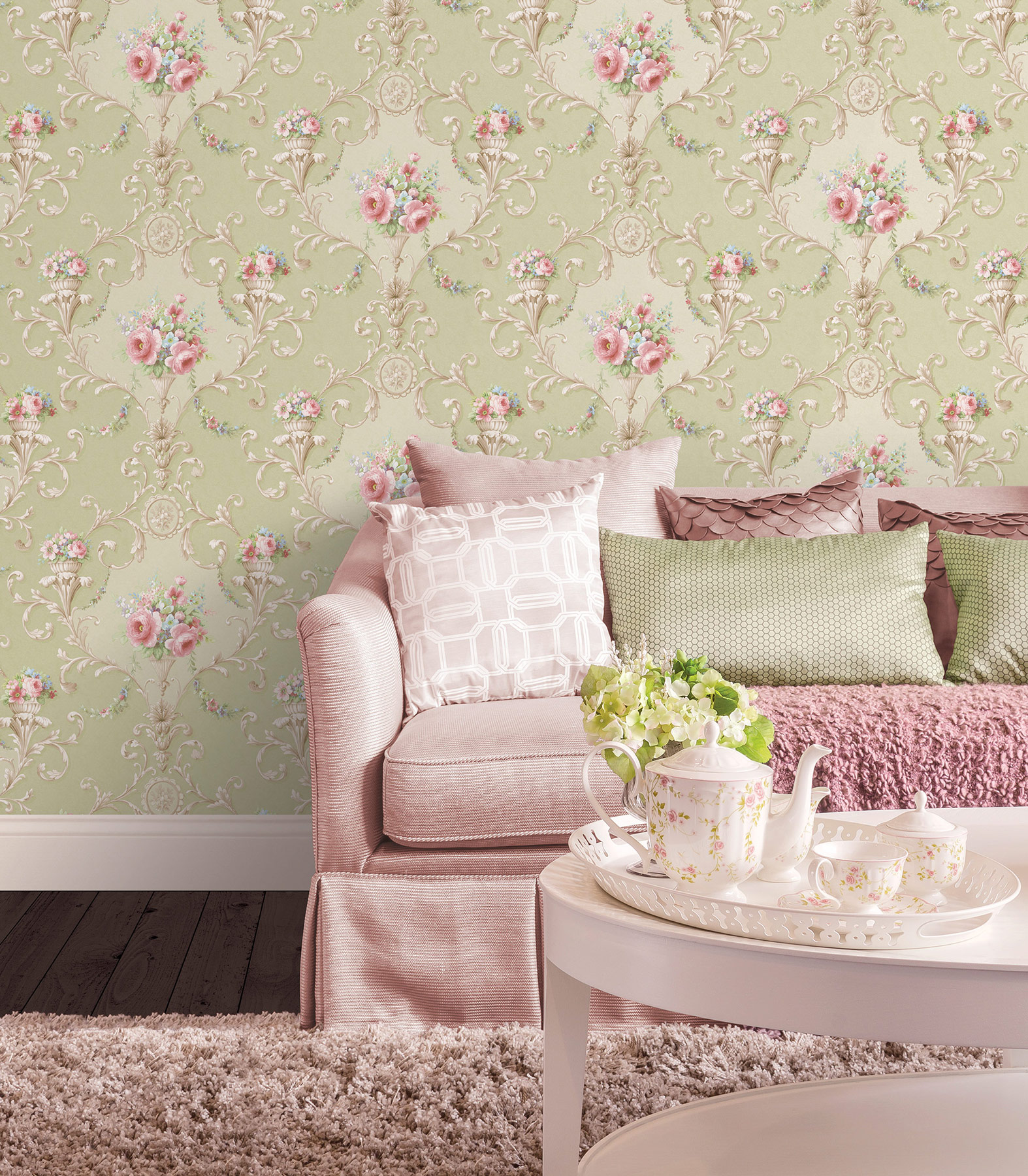 Essener Vliestapete Classic Silks 4 Blumen CI38232