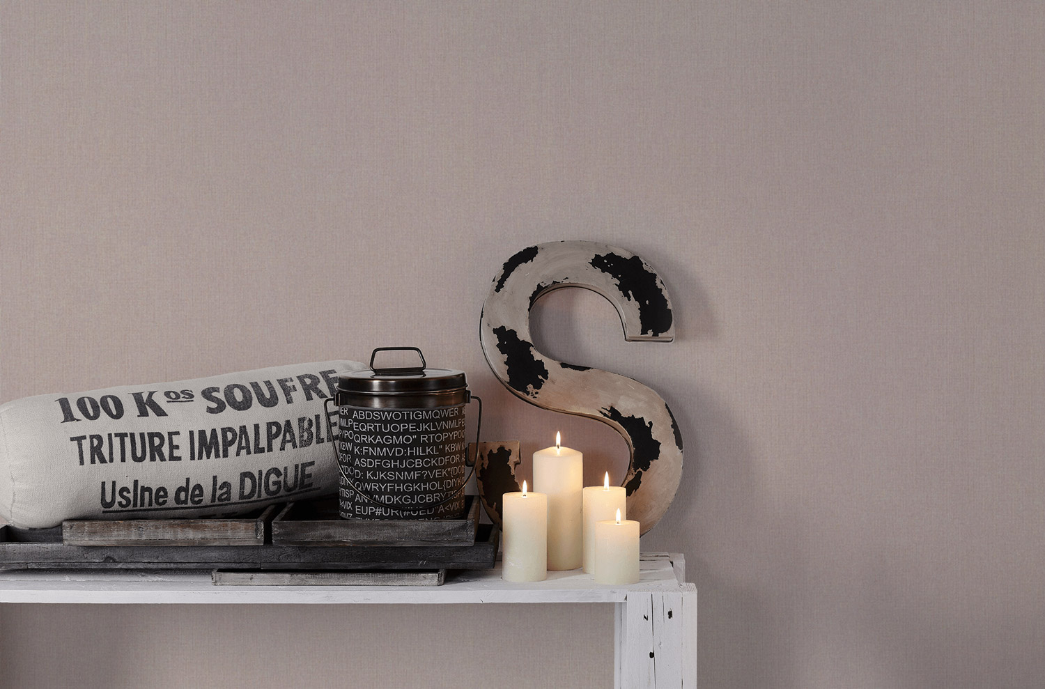 AS Vlies Textil-Tapete Hygge Unitapete 363789