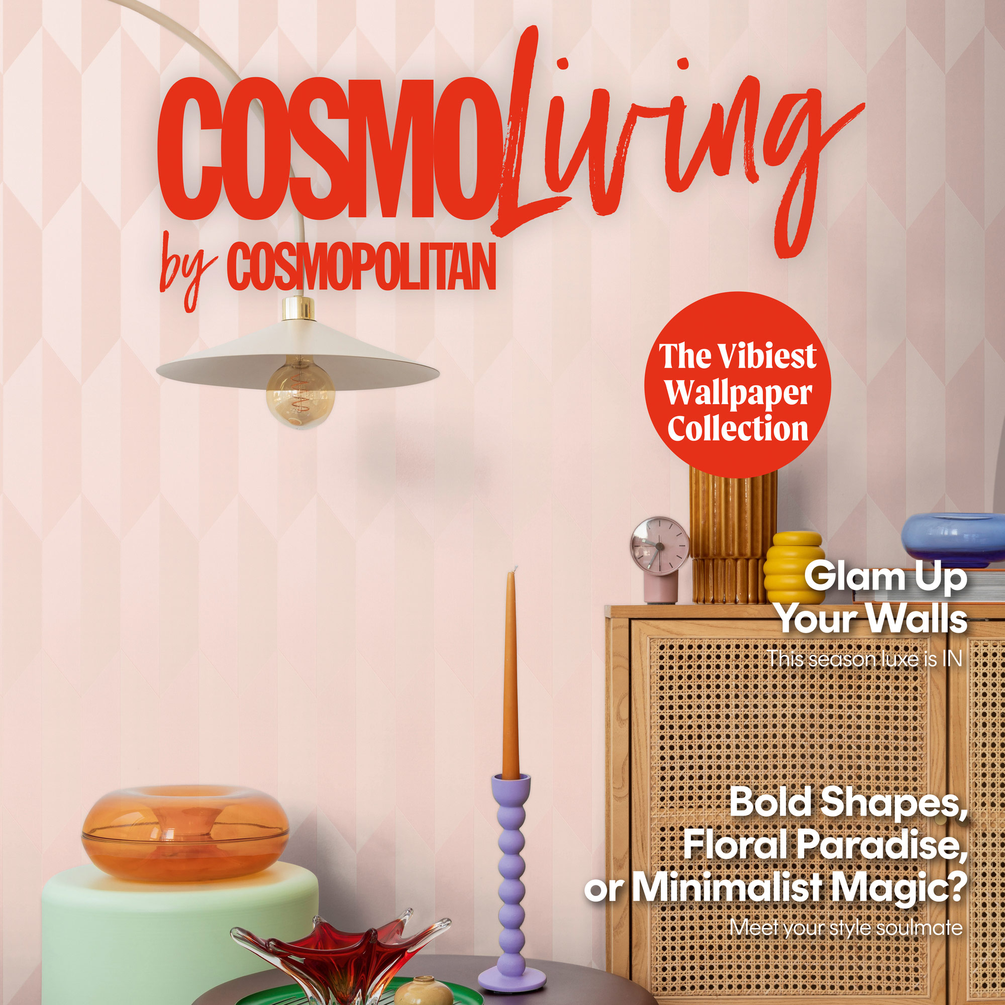 AS Vliestapete CosmoLiving 3D Rosa 790862