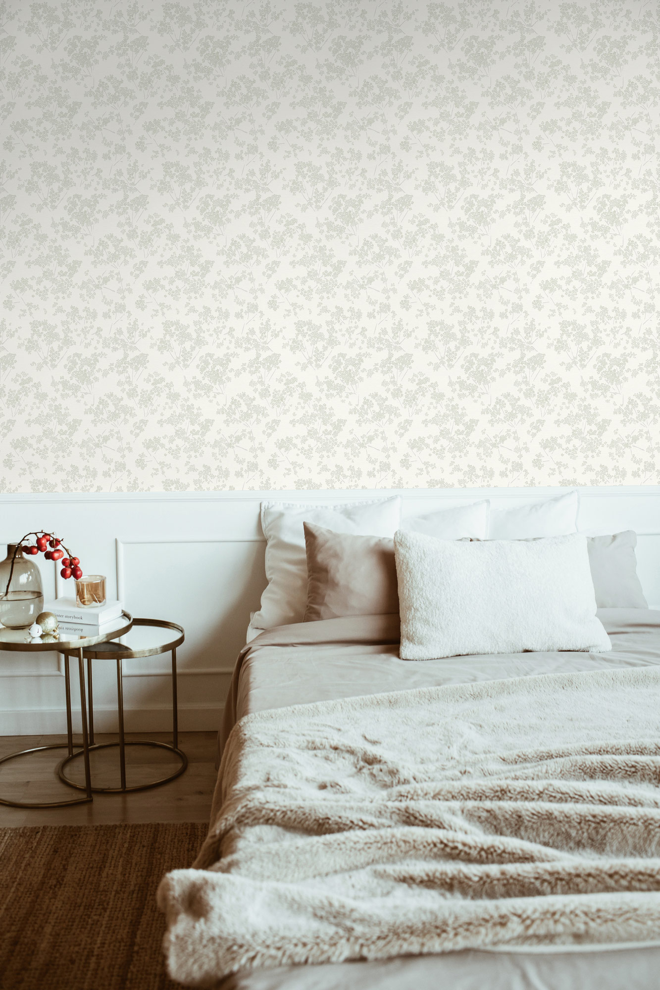 AS Vliestapete Casual Living Weiß Blümchen 395482