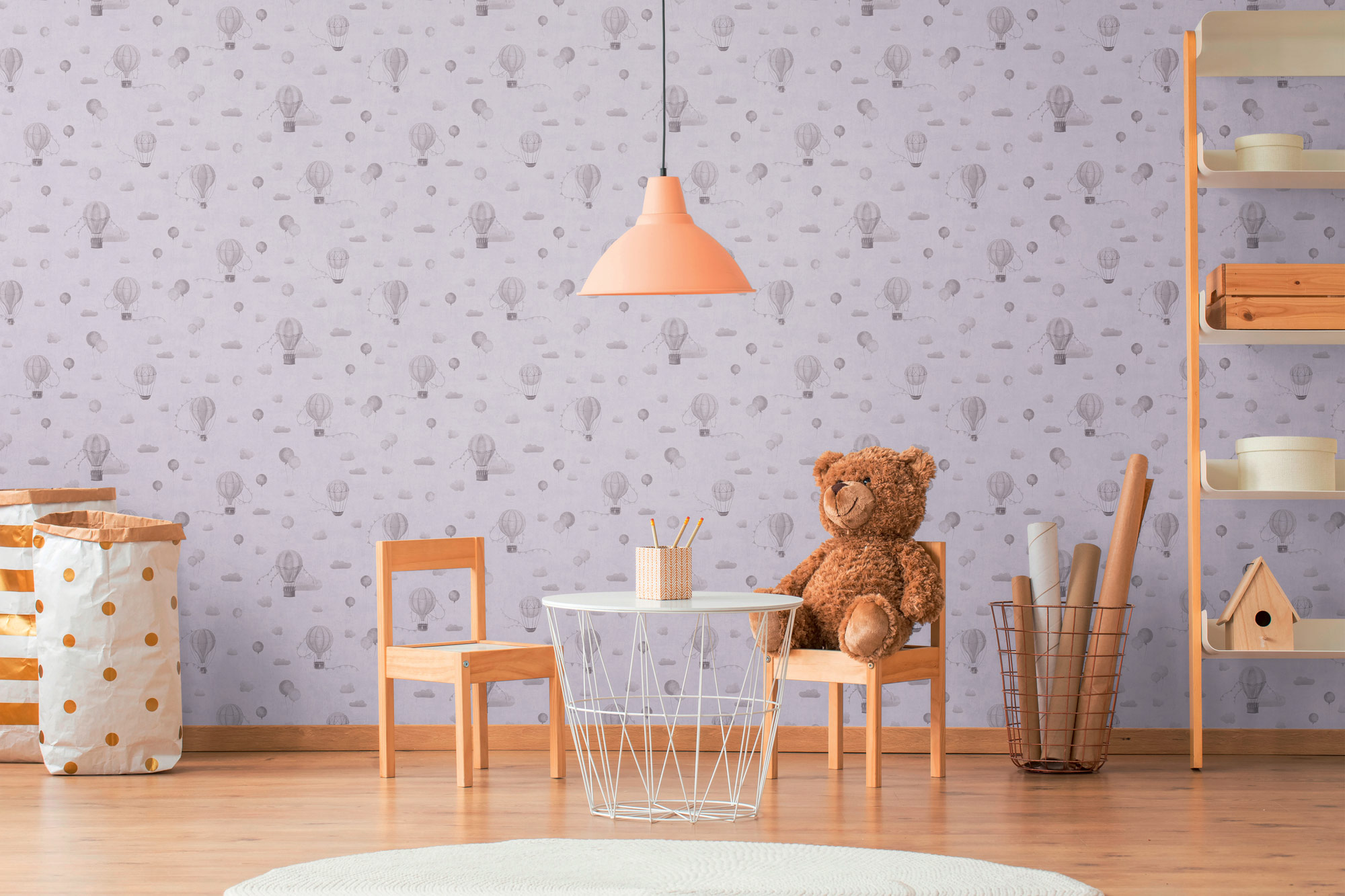 AS Vliestapete Lilly & Luis Wolken Grau 770772